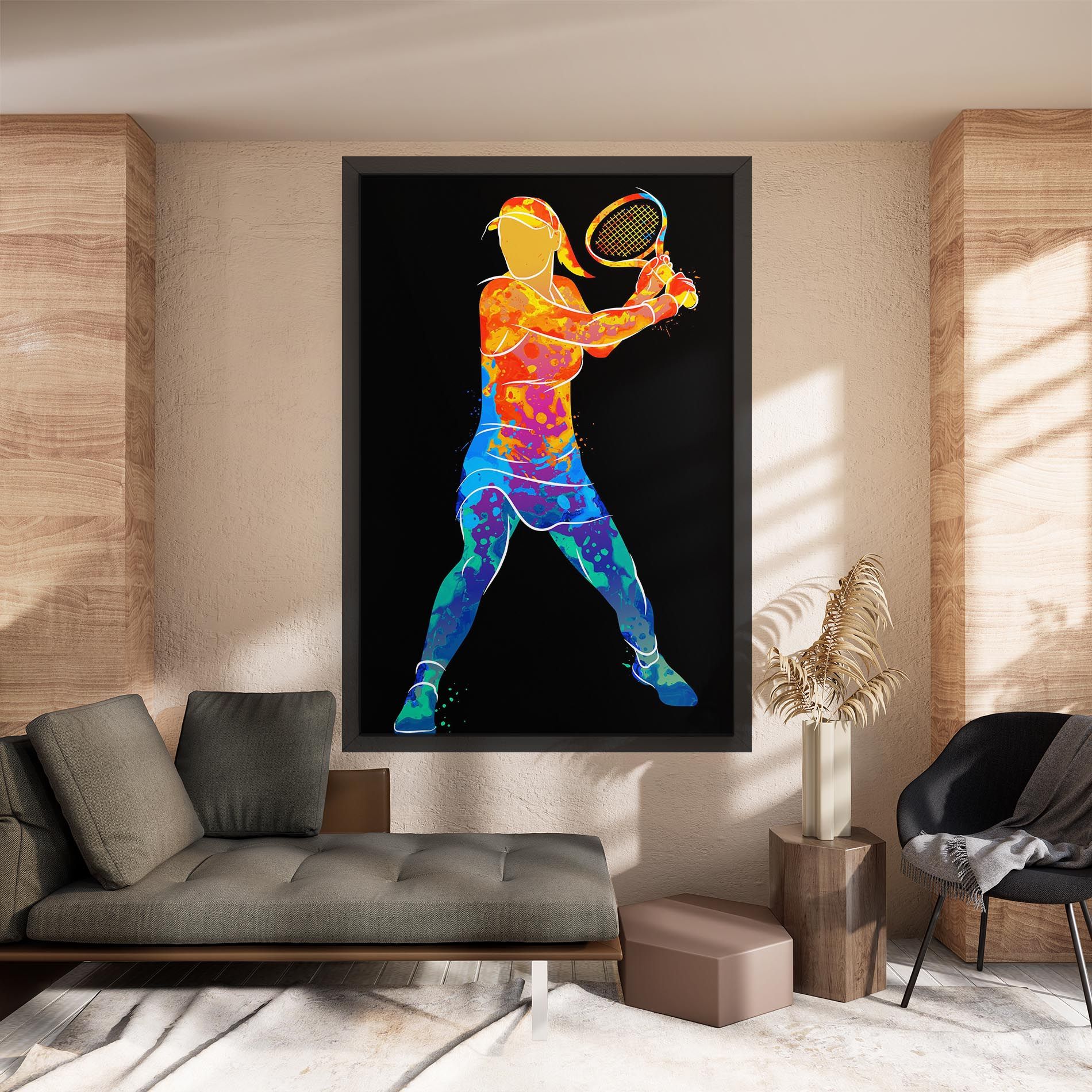 Green Orange Tennis mockup 8