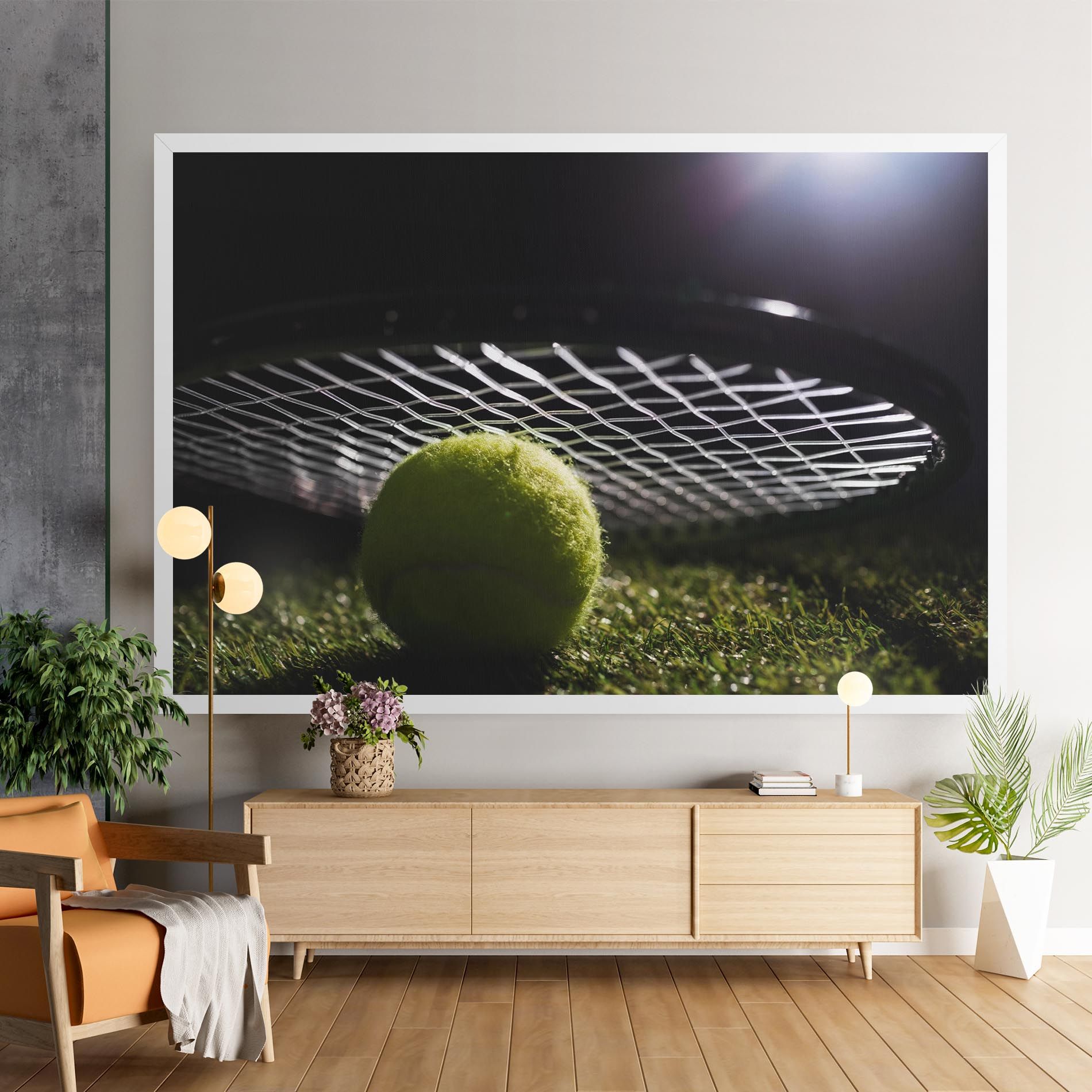 Close Up Tennis Ball mockup 9