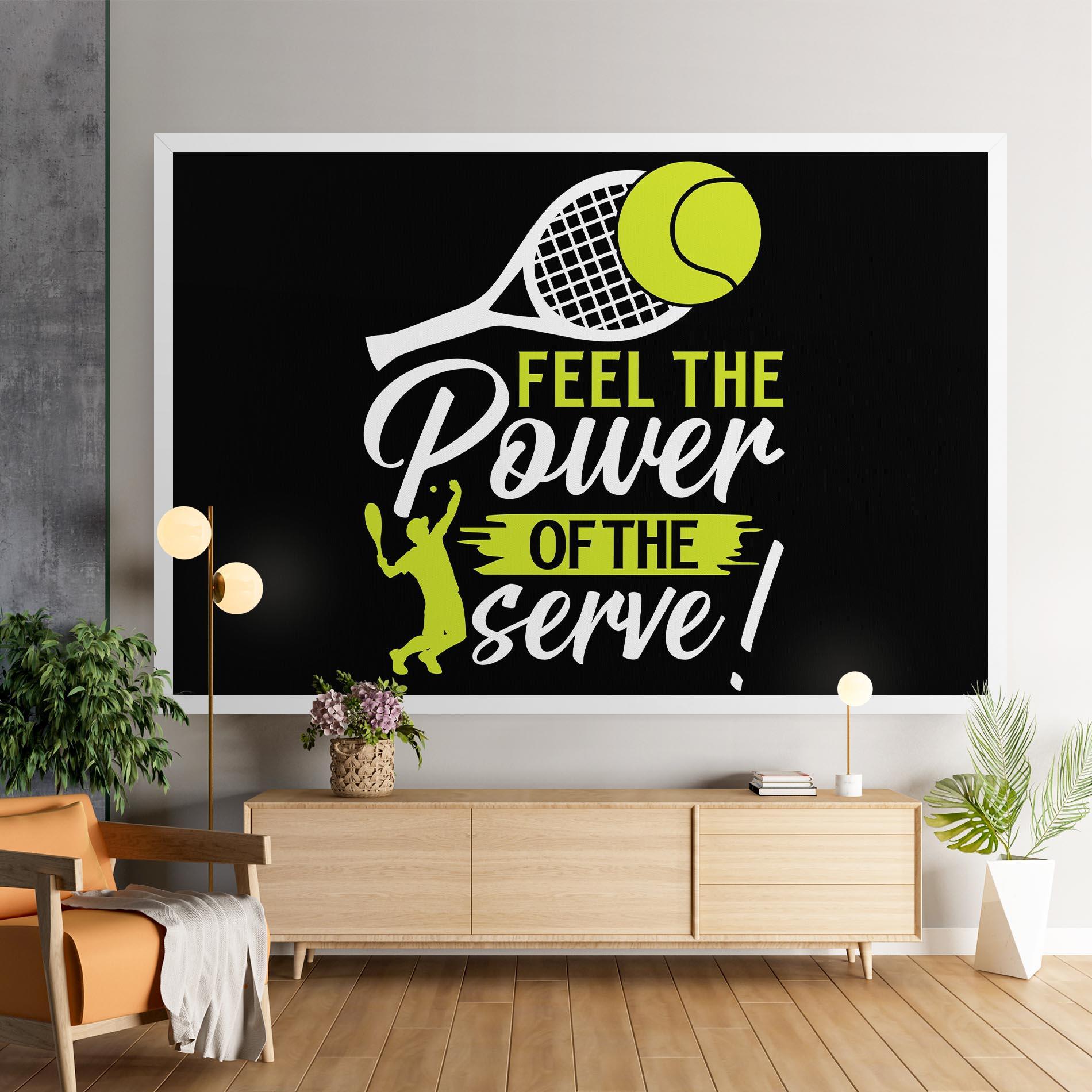 Vászonkép Power Serve mockup 9