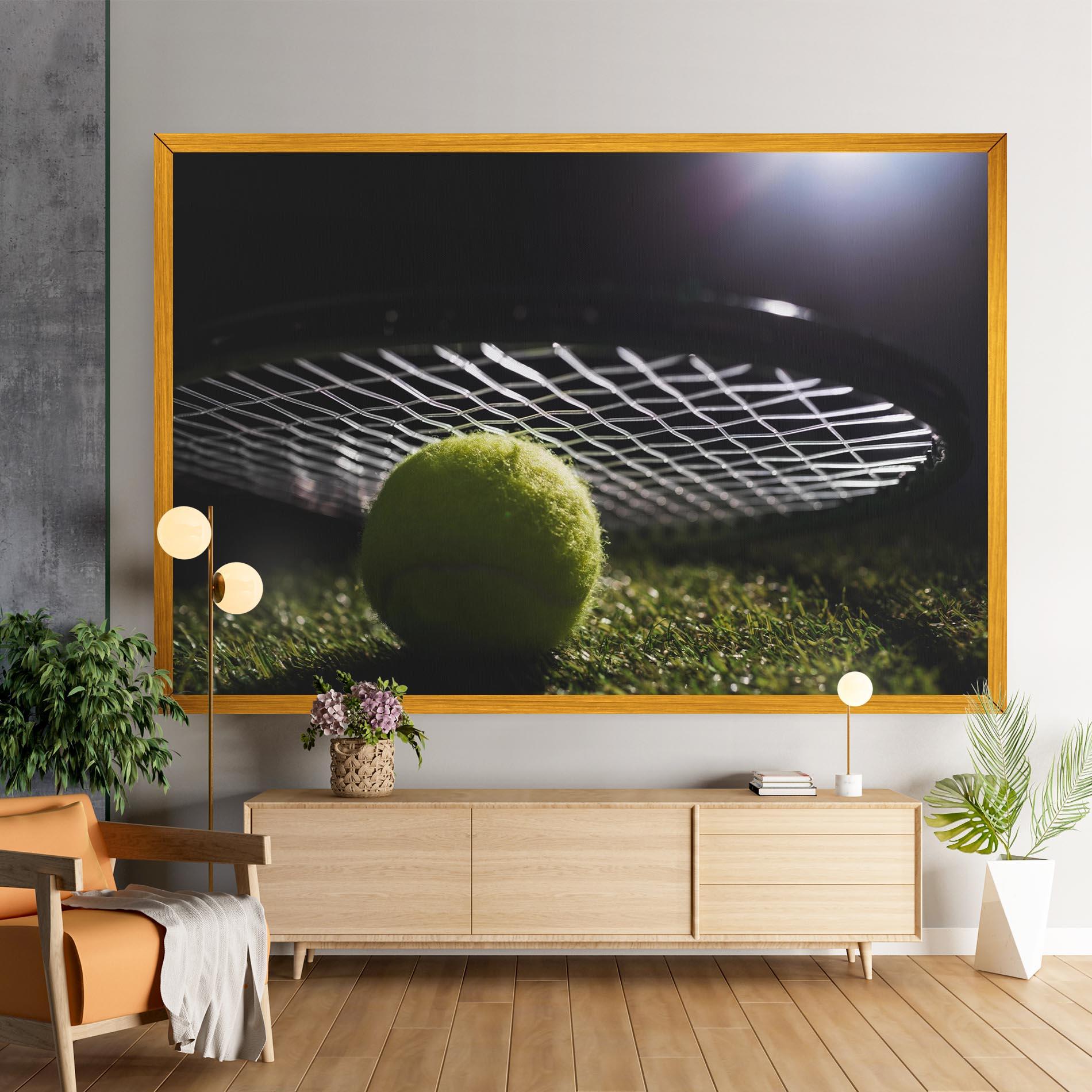 Vászonkép Close Up Tennis Ball mockup 9