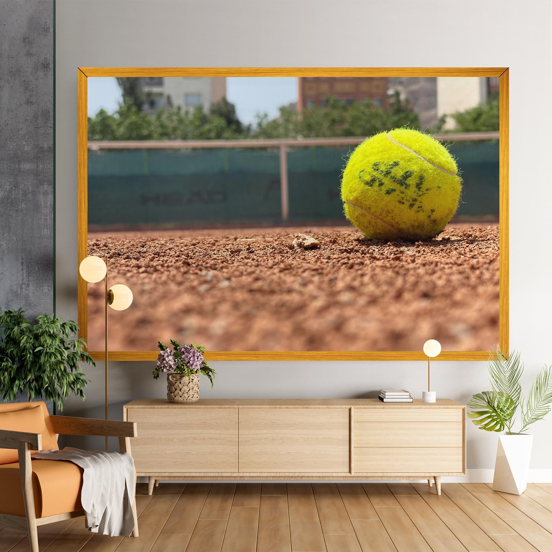 Vászonkép Lost Tennis Ball mockup 9