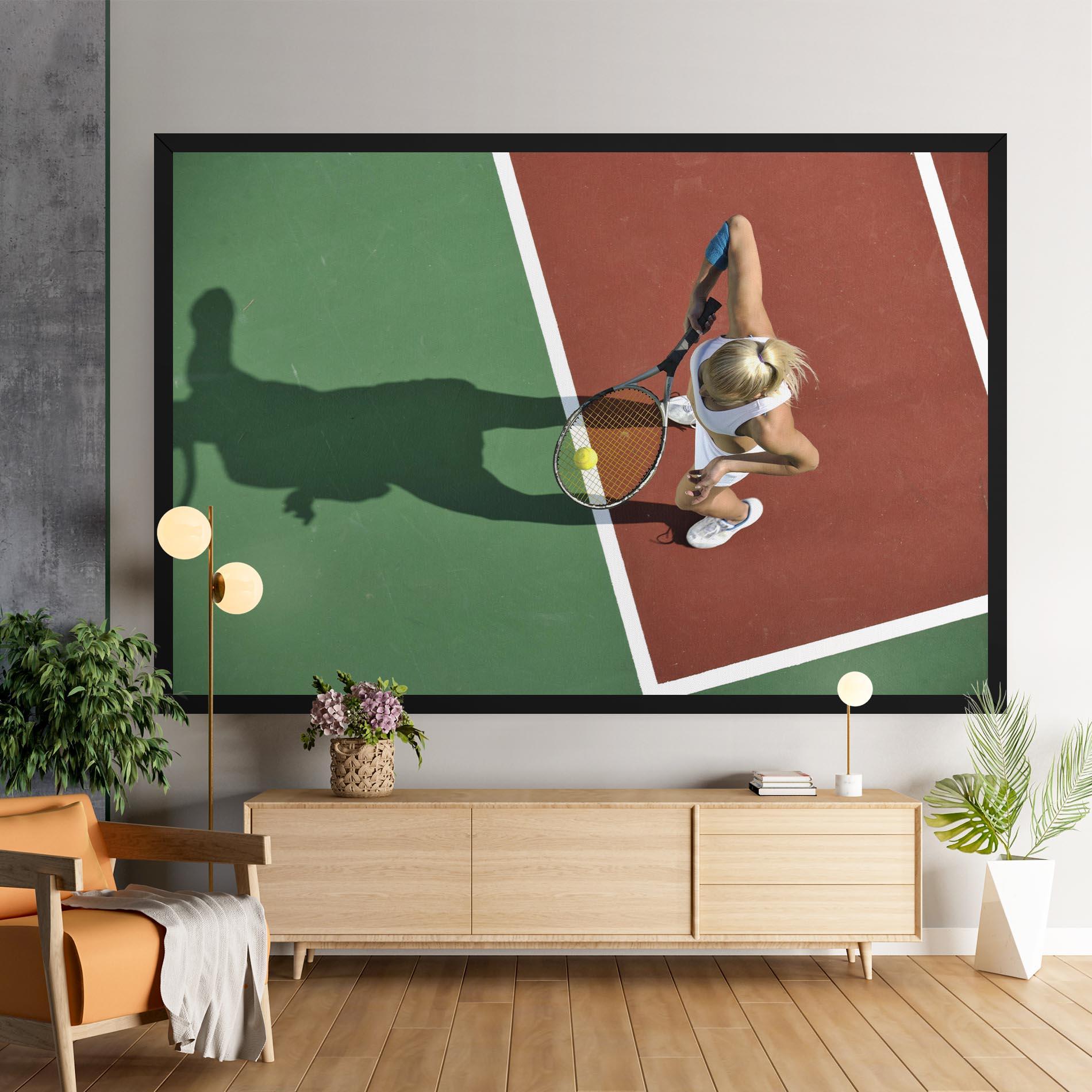 Vászonkép Outdoor Tennis mockup 9