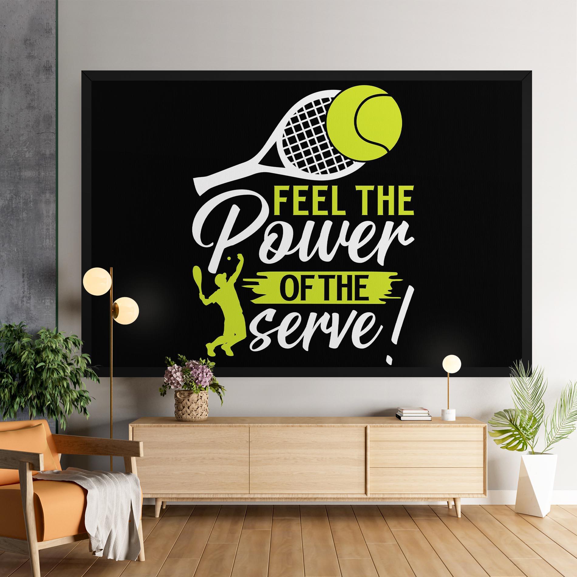 Vászonkép Power Serve mockup 9