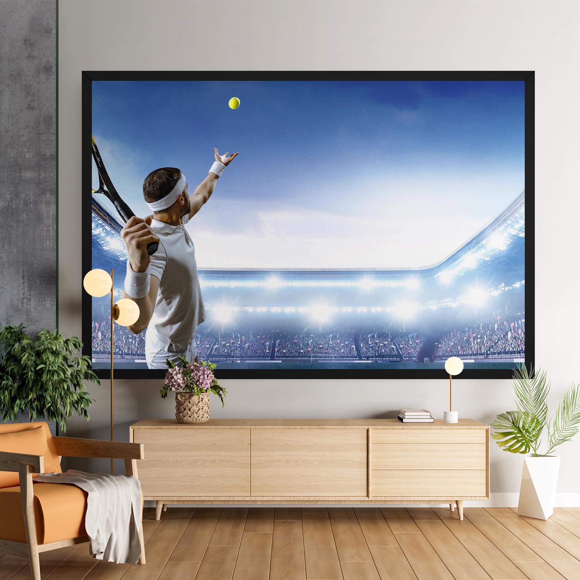 Vászonkép Stadium Tennis Player mockup 9