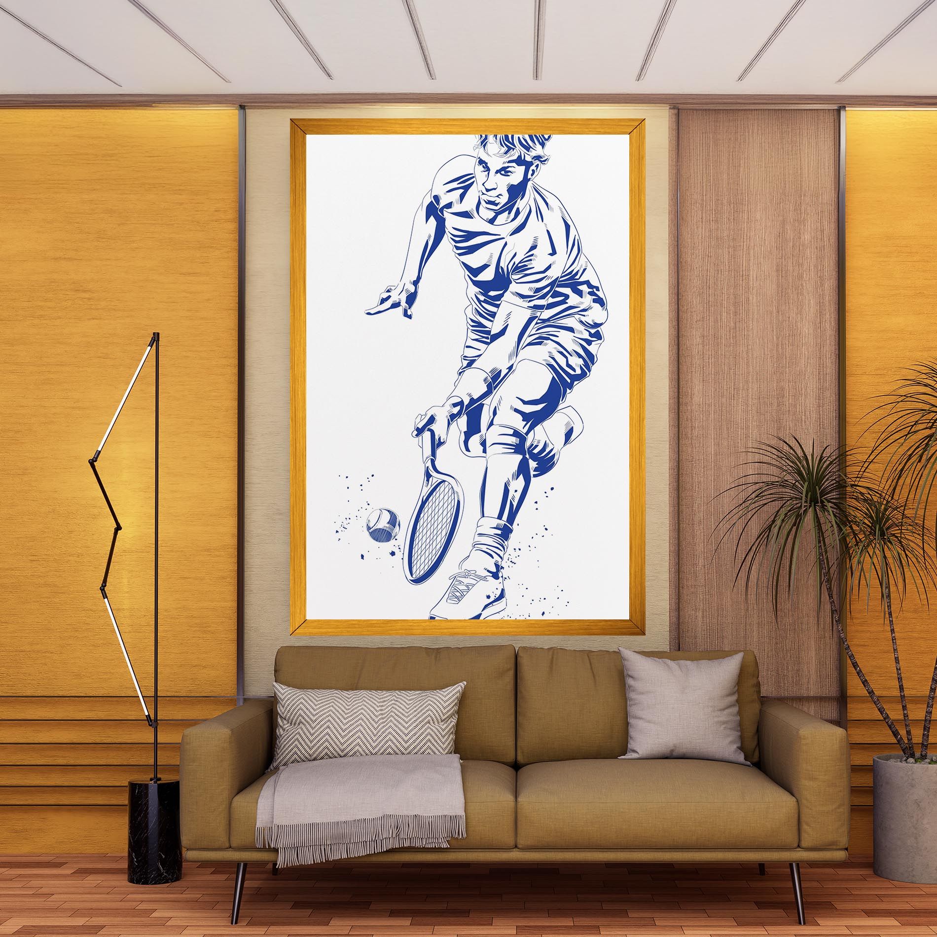 Blue Tennis mockup 9