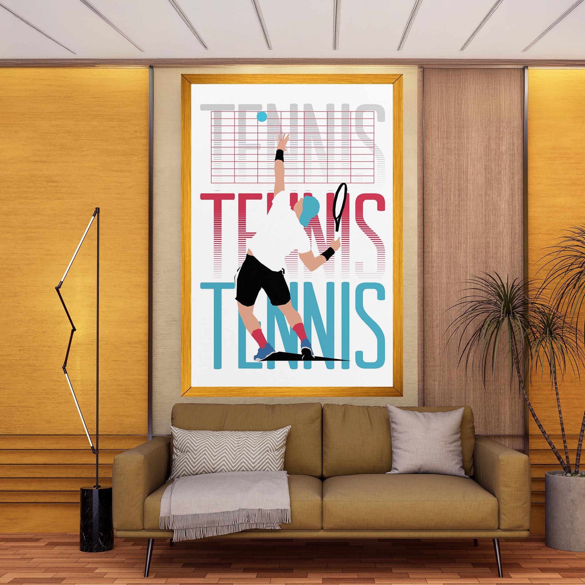 Vászonkép Tennis Ball Jump mockup 9