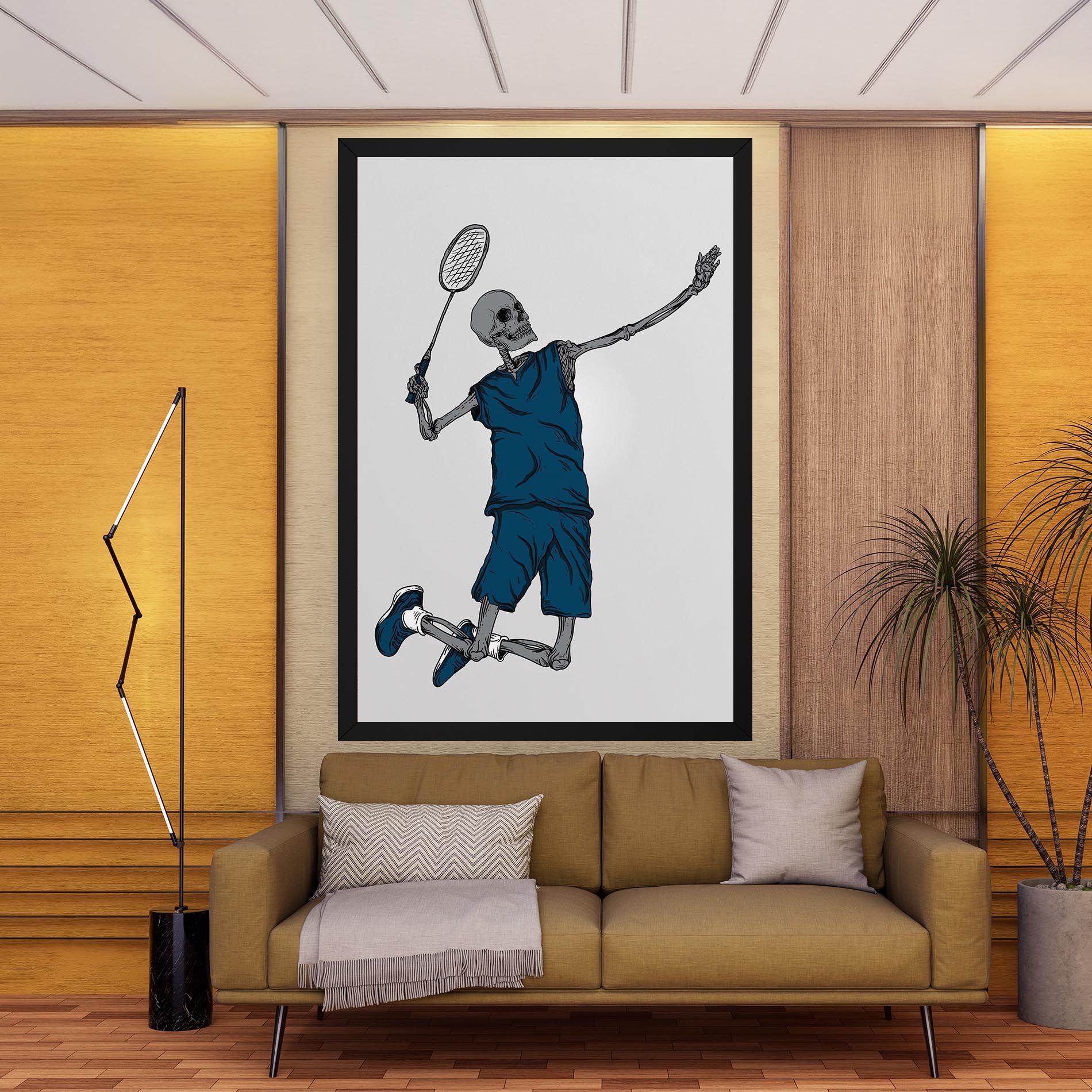 Blue Skull Tennis mockup 9