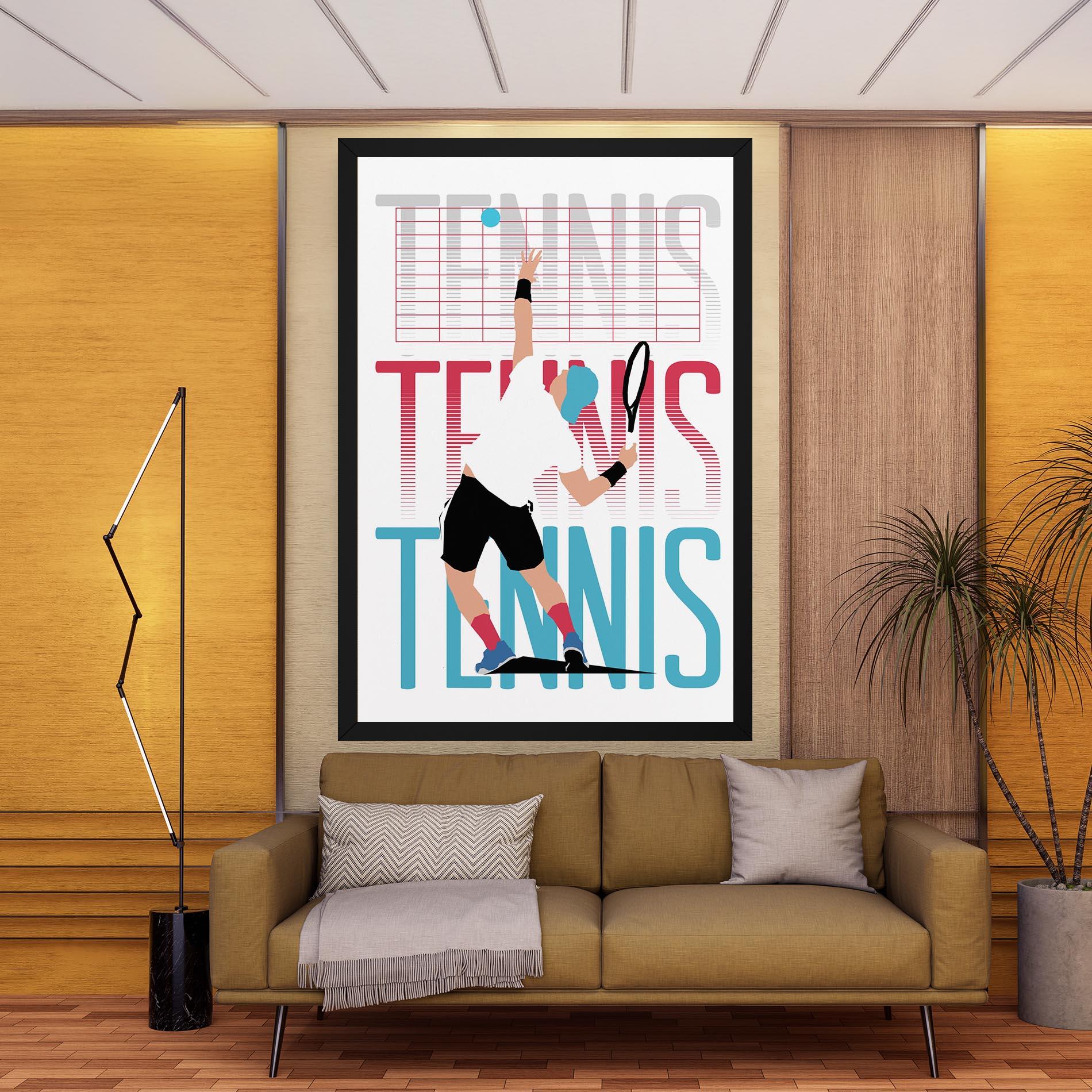 Vászonkép Tennis Ball Jump mockup 9