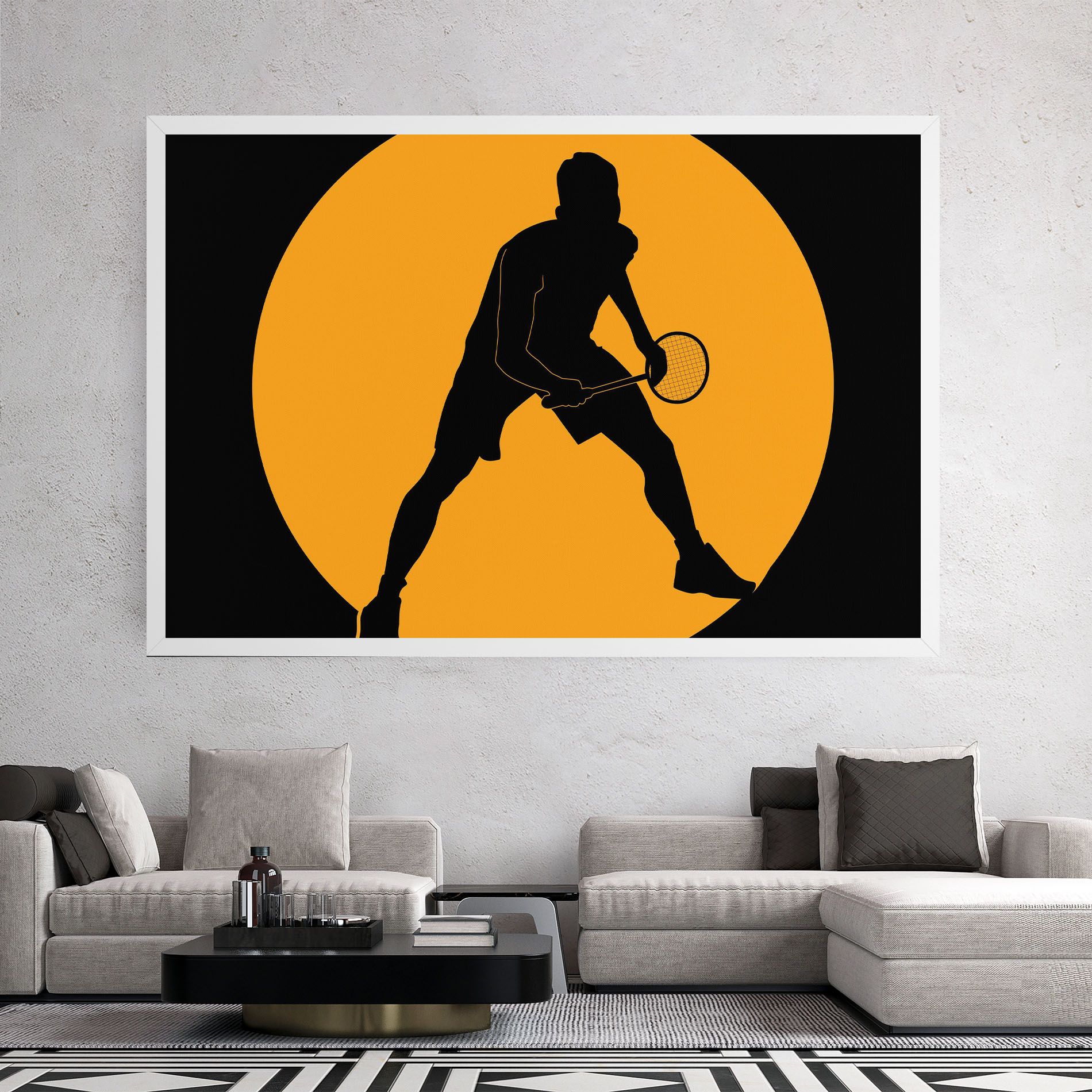 Orange Tennis mockup 2