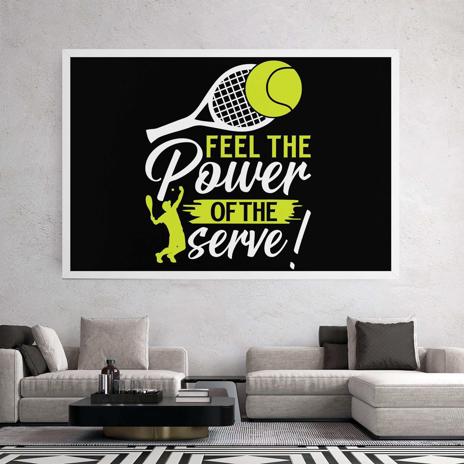Vászonkép Power Serve mockup 2