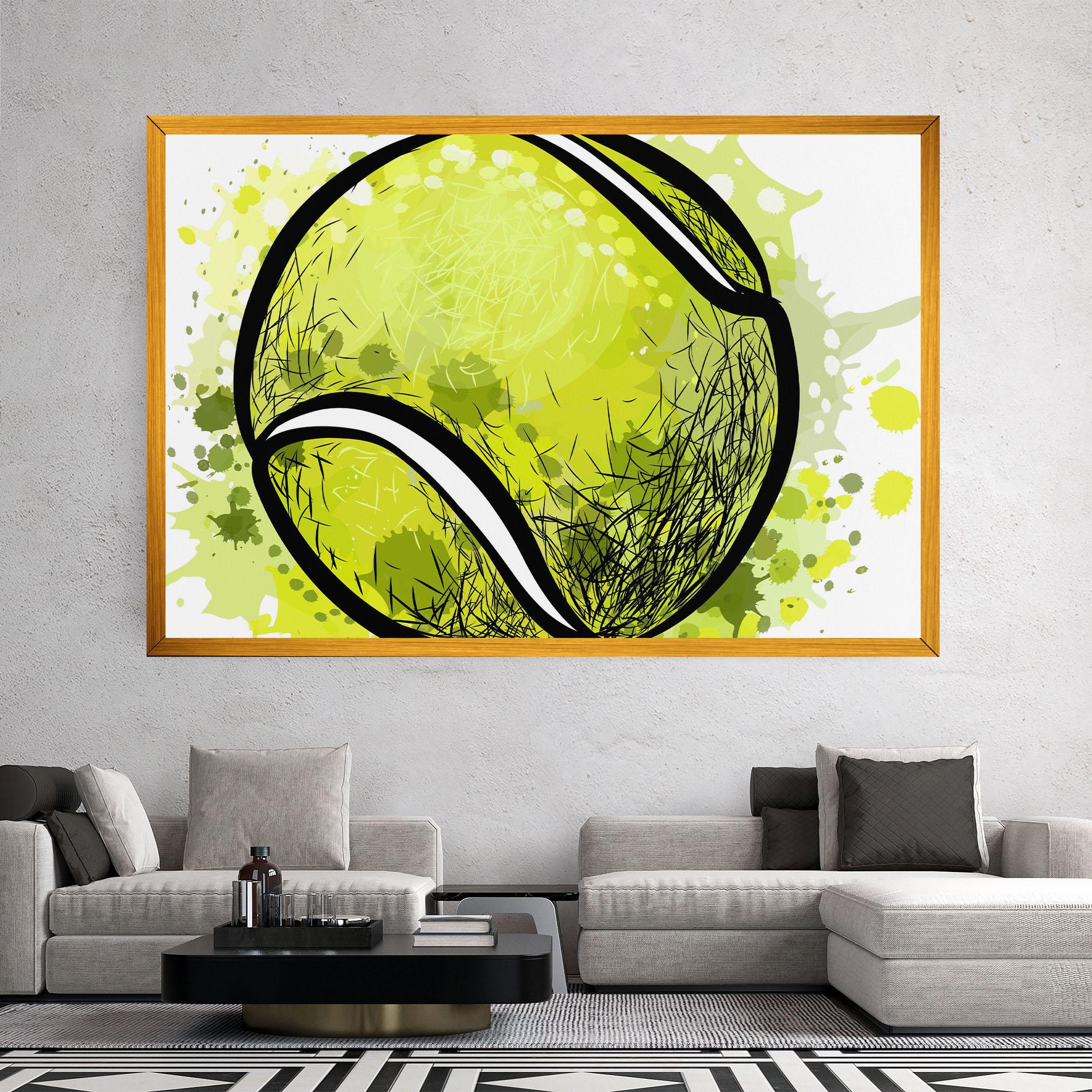 Vászonkép Big Tennis Ball mockup 2