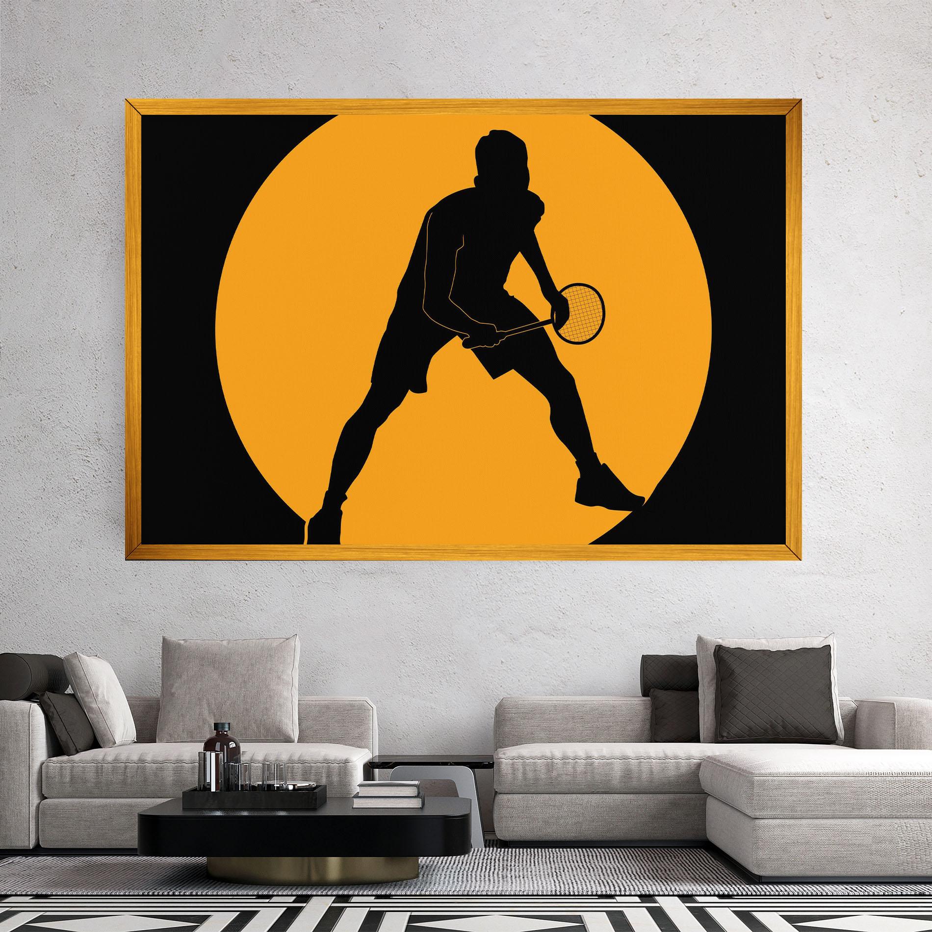 Vászonkép Orange Tennis mockup 2