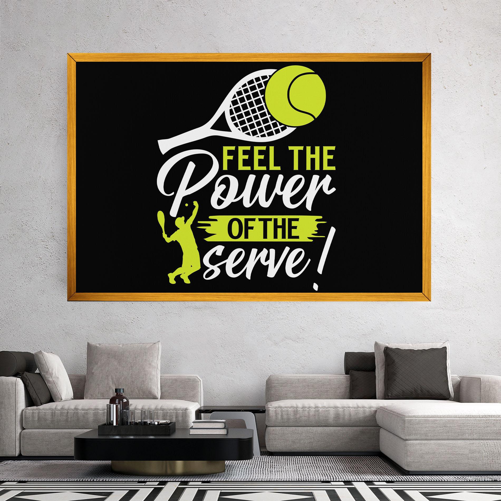Vászonkép Power Serve mockup 2