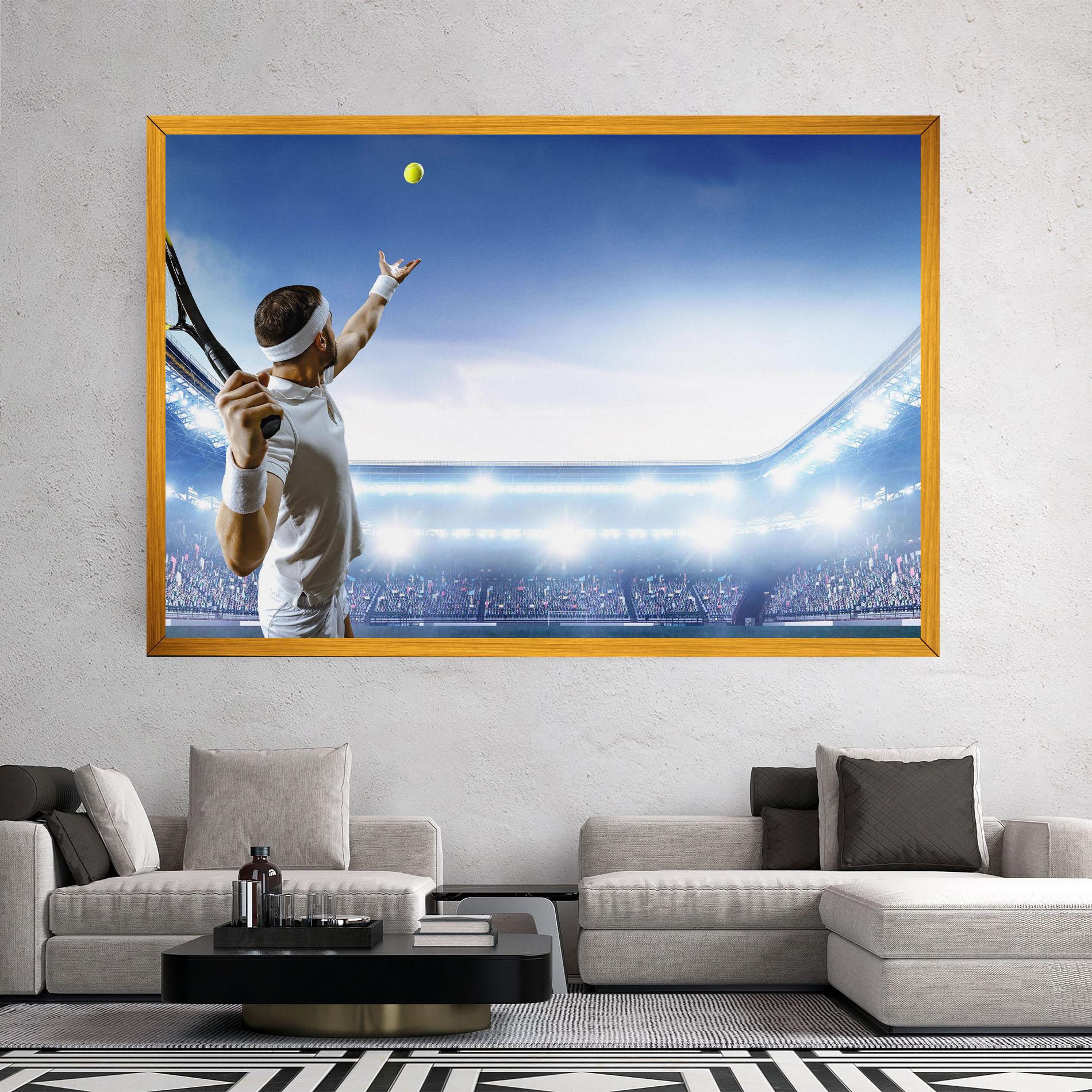 Vászonkép Stadium Tennis Player mockup 2