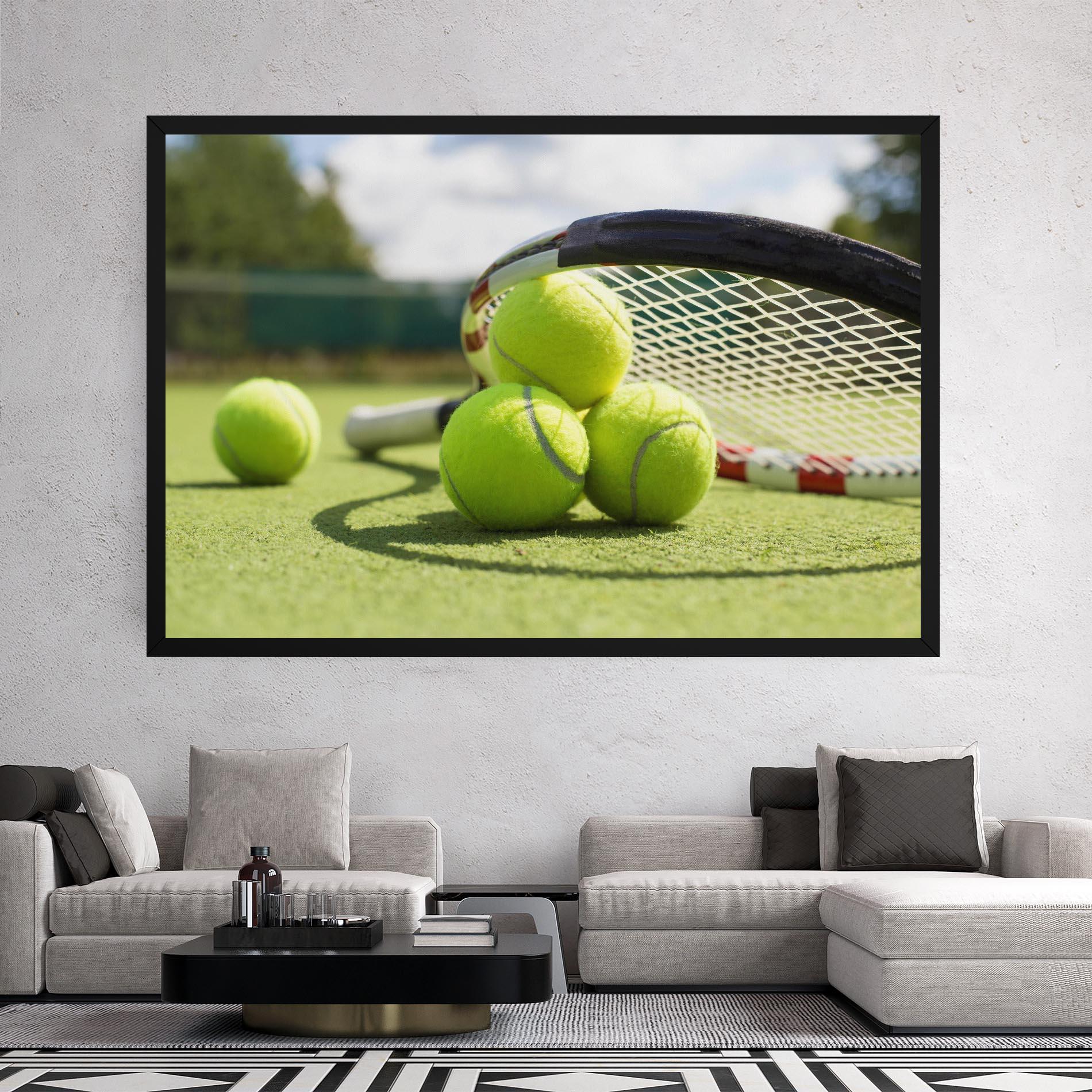 Vászonkép Grass Tennis Balls mockup 2