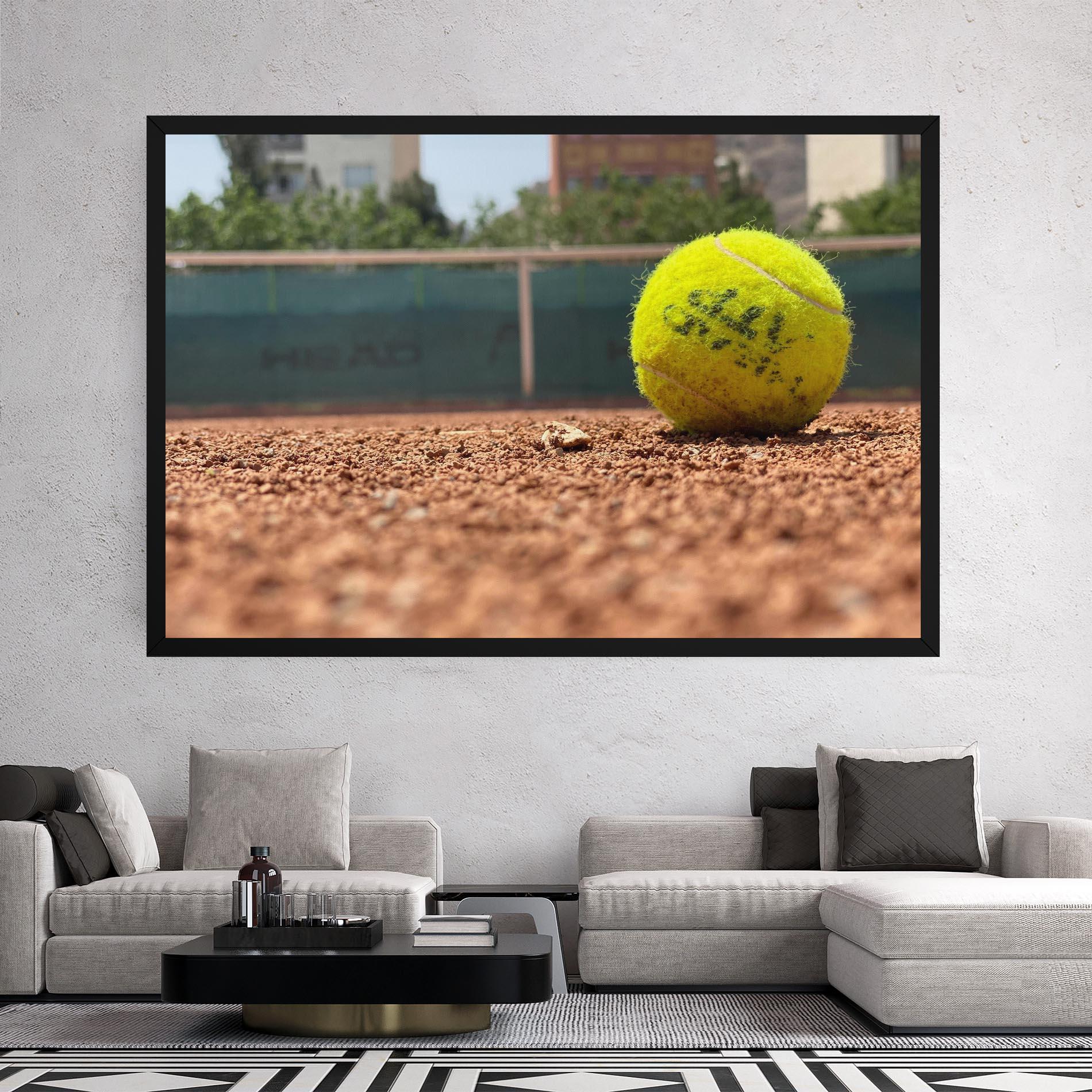 Vászonkép Lost Tennis Ball mockup 2