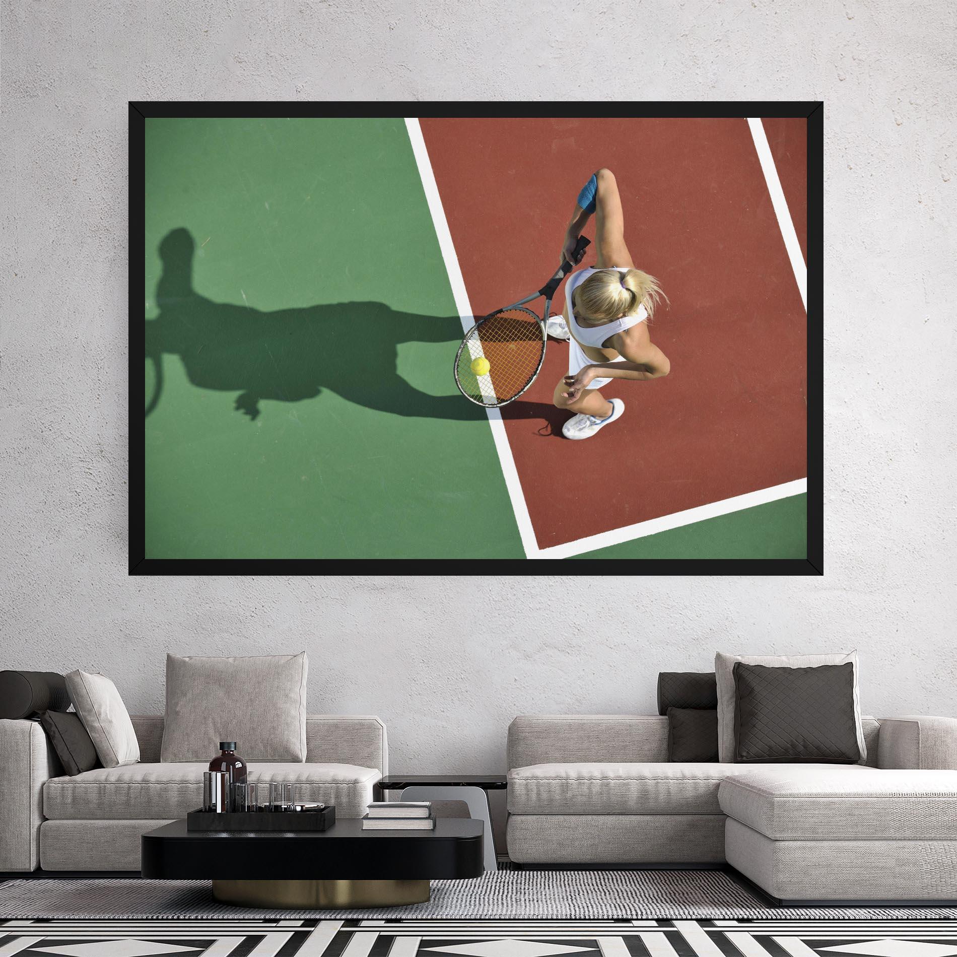Vászonkép Outdoor Tennis mockup 2