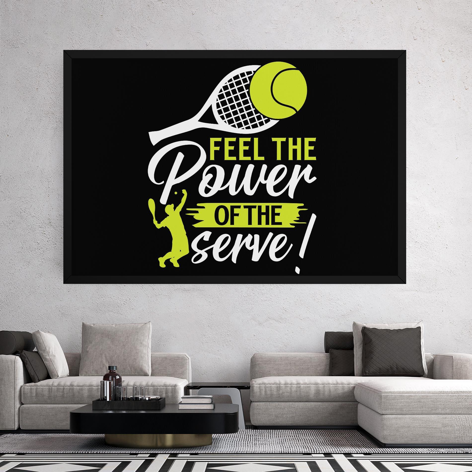 Vászonkép Power Serve mockup 2