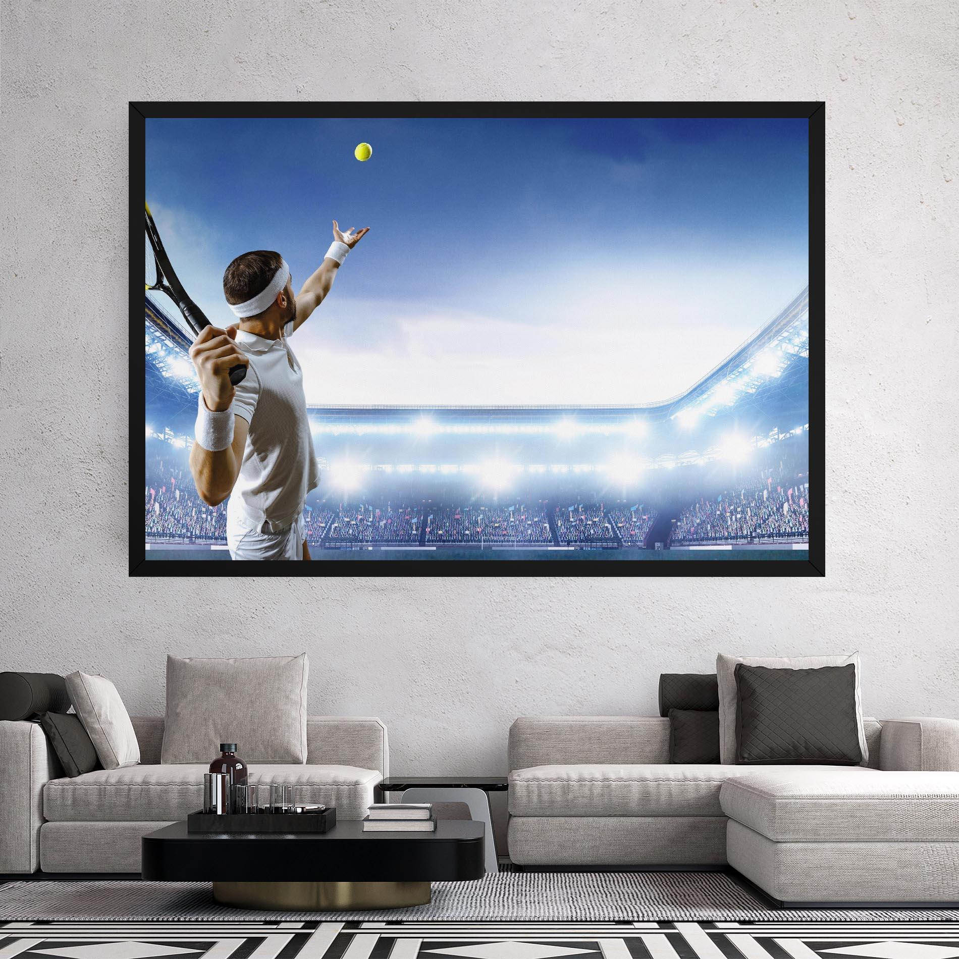 Vászonkép Stadium Tennis Player mockup 2