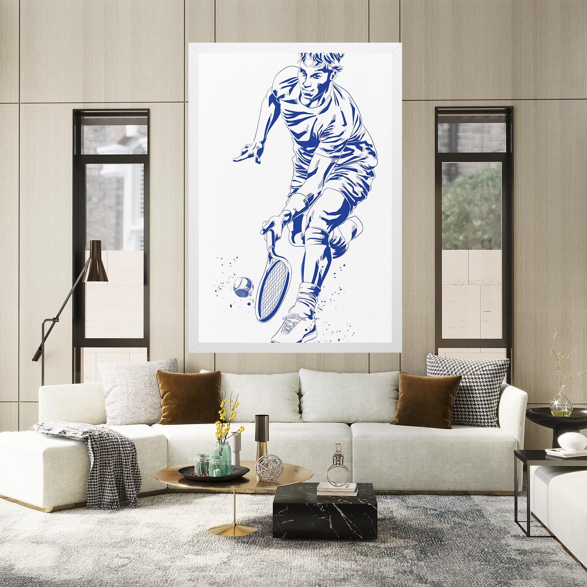 Blue Tennis mockup 2