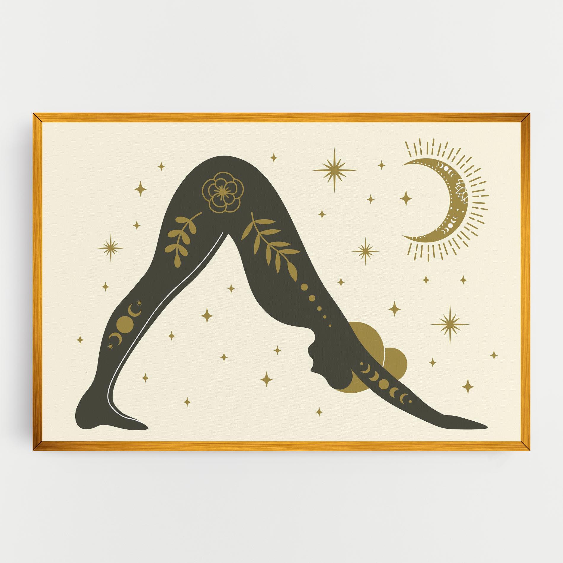 Vászonkép Adho Mukha mockup 0