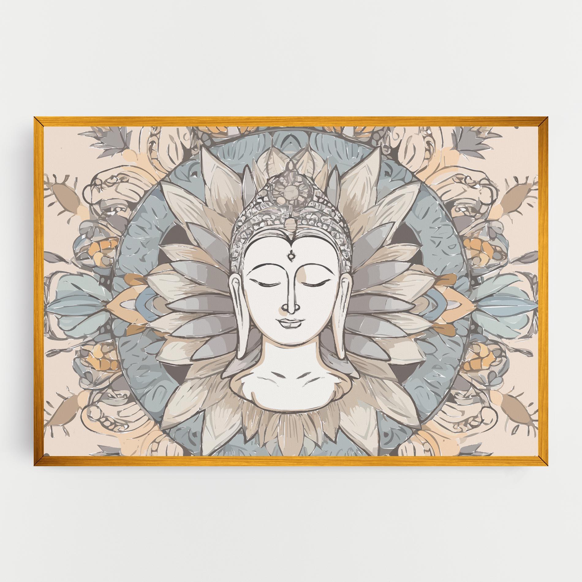 Vászonkép Boho Element mockup 0