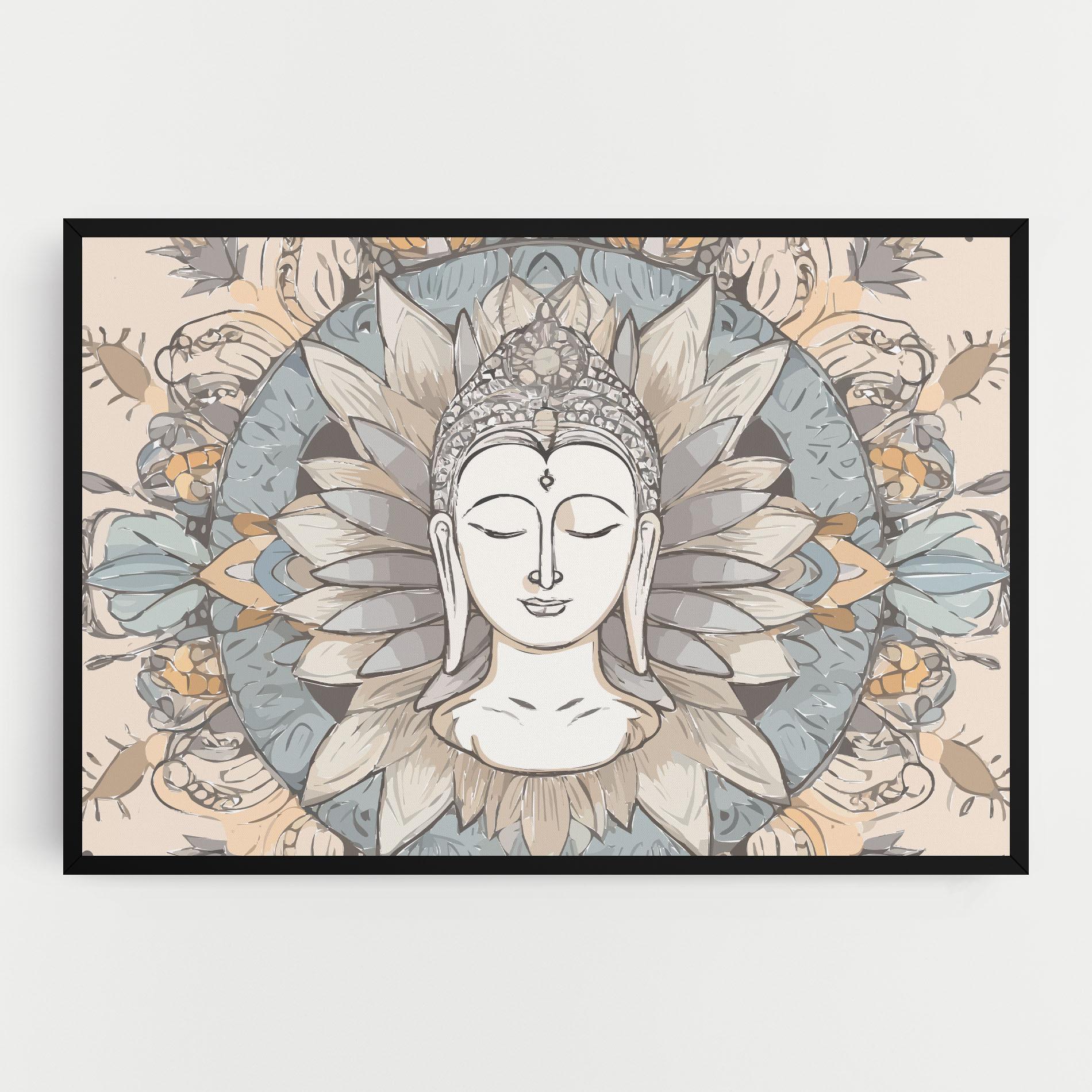 Vászonkép Boho Element mockup 0