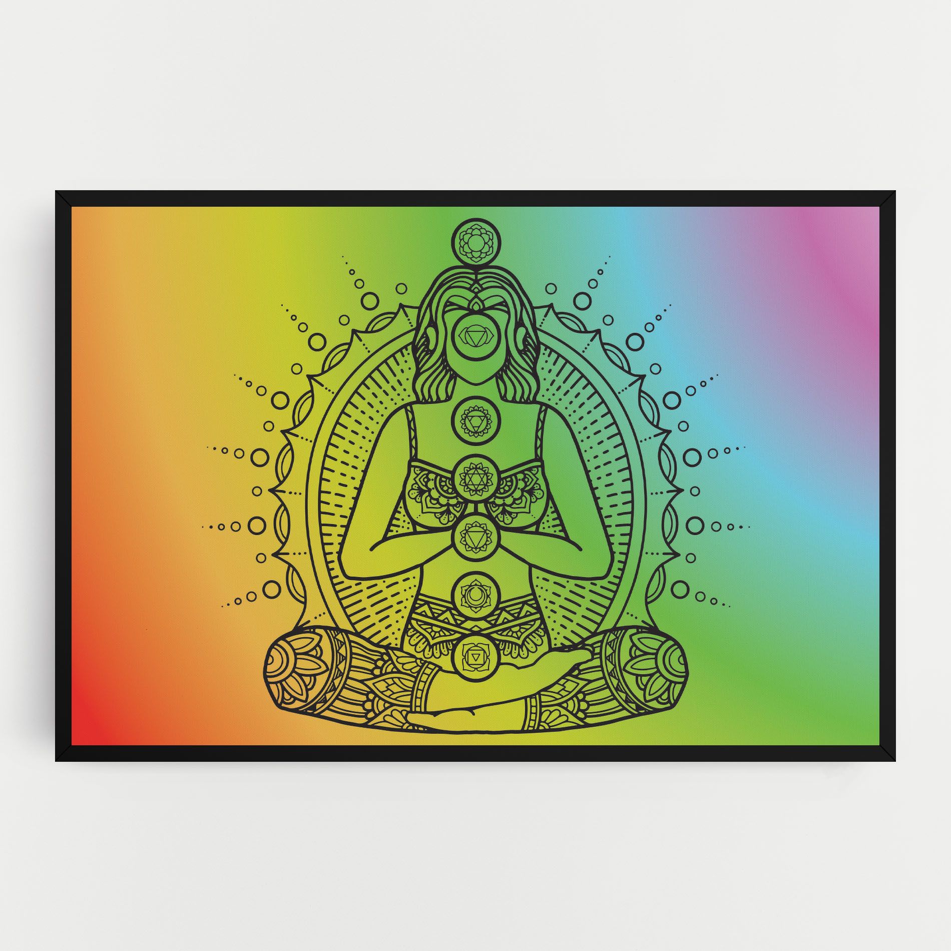 Girl Meditation mockup 0