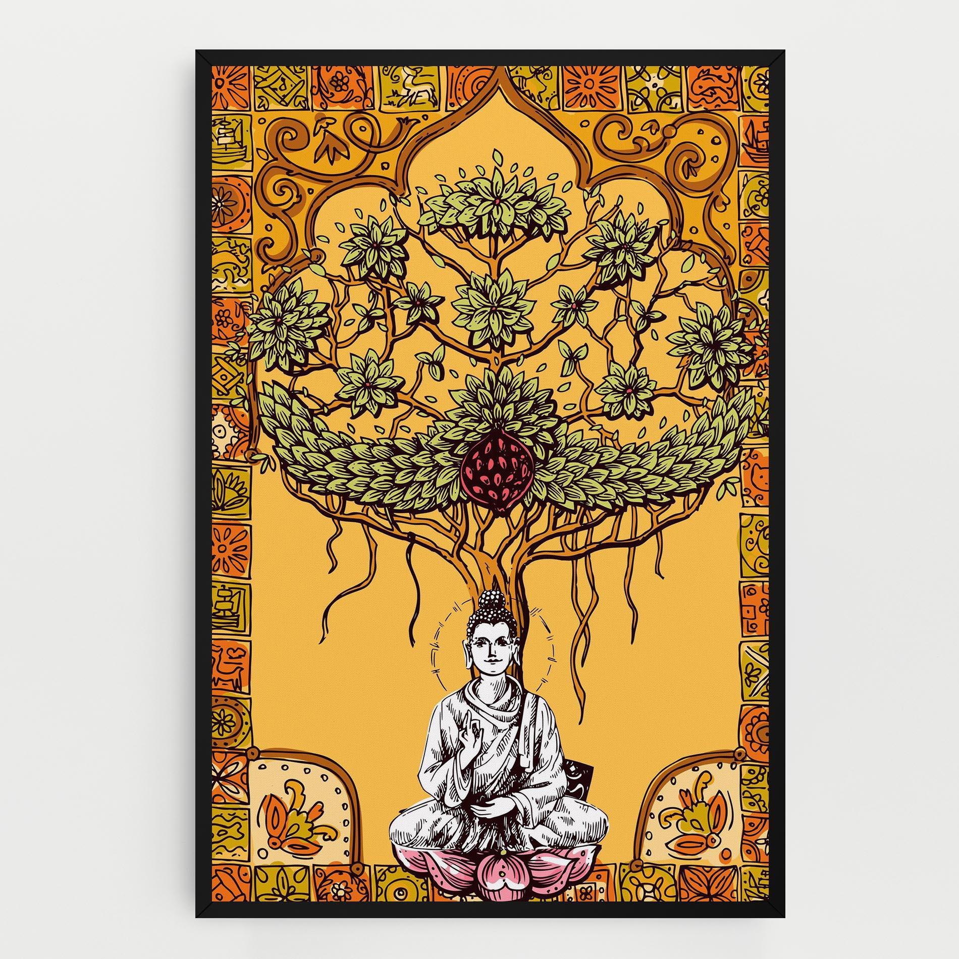 Vászonkép Meditation Three mockup 0