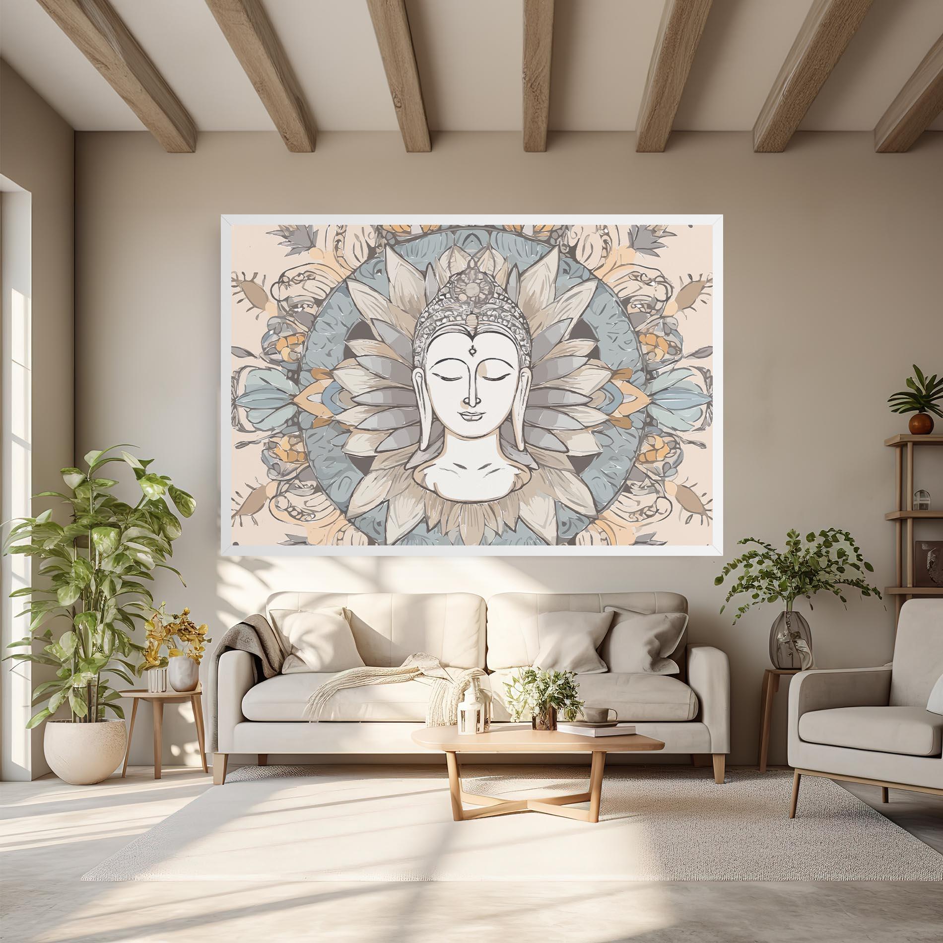 Vászonkép Boho Element mockup 6