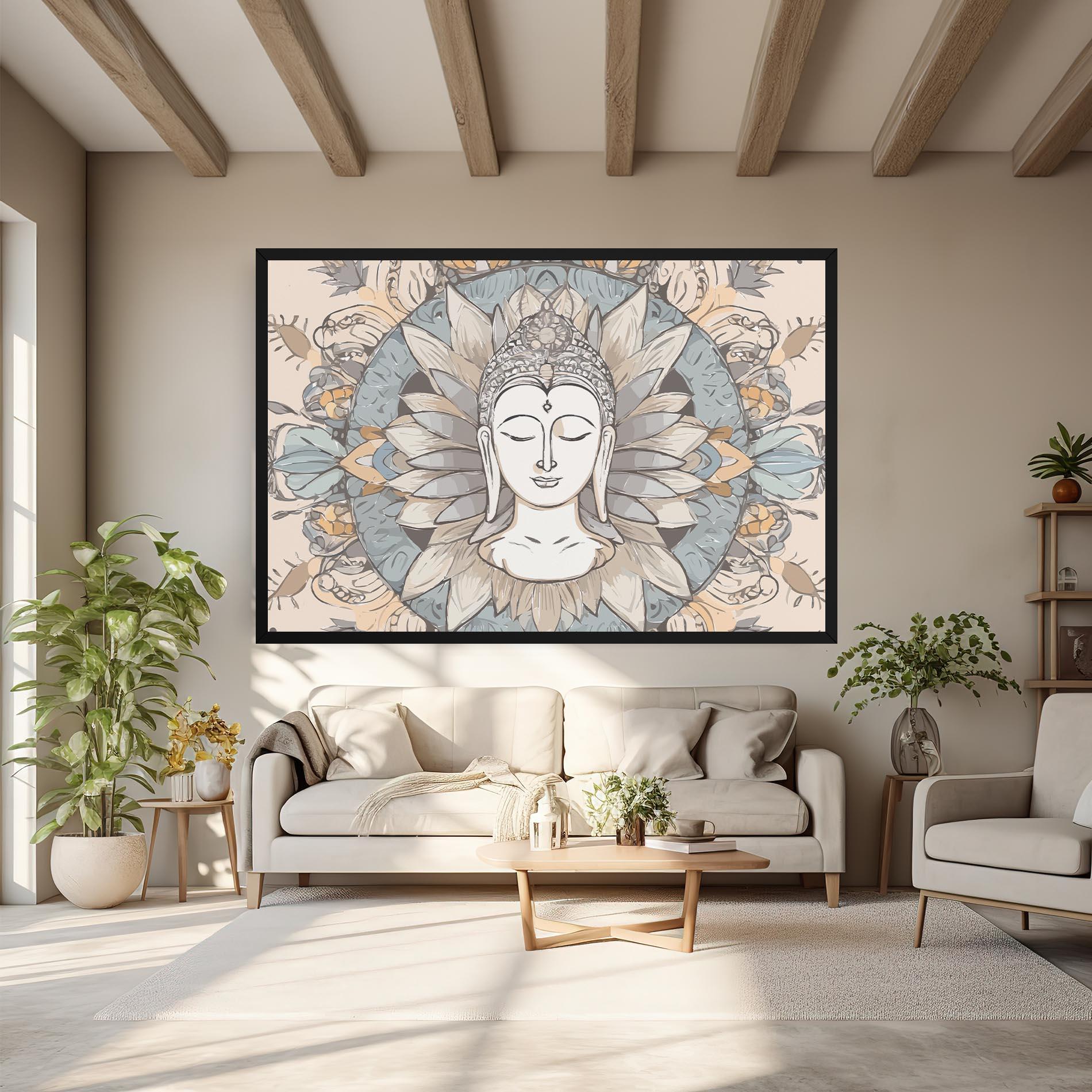 Vászonkép Boho Element mockup 6