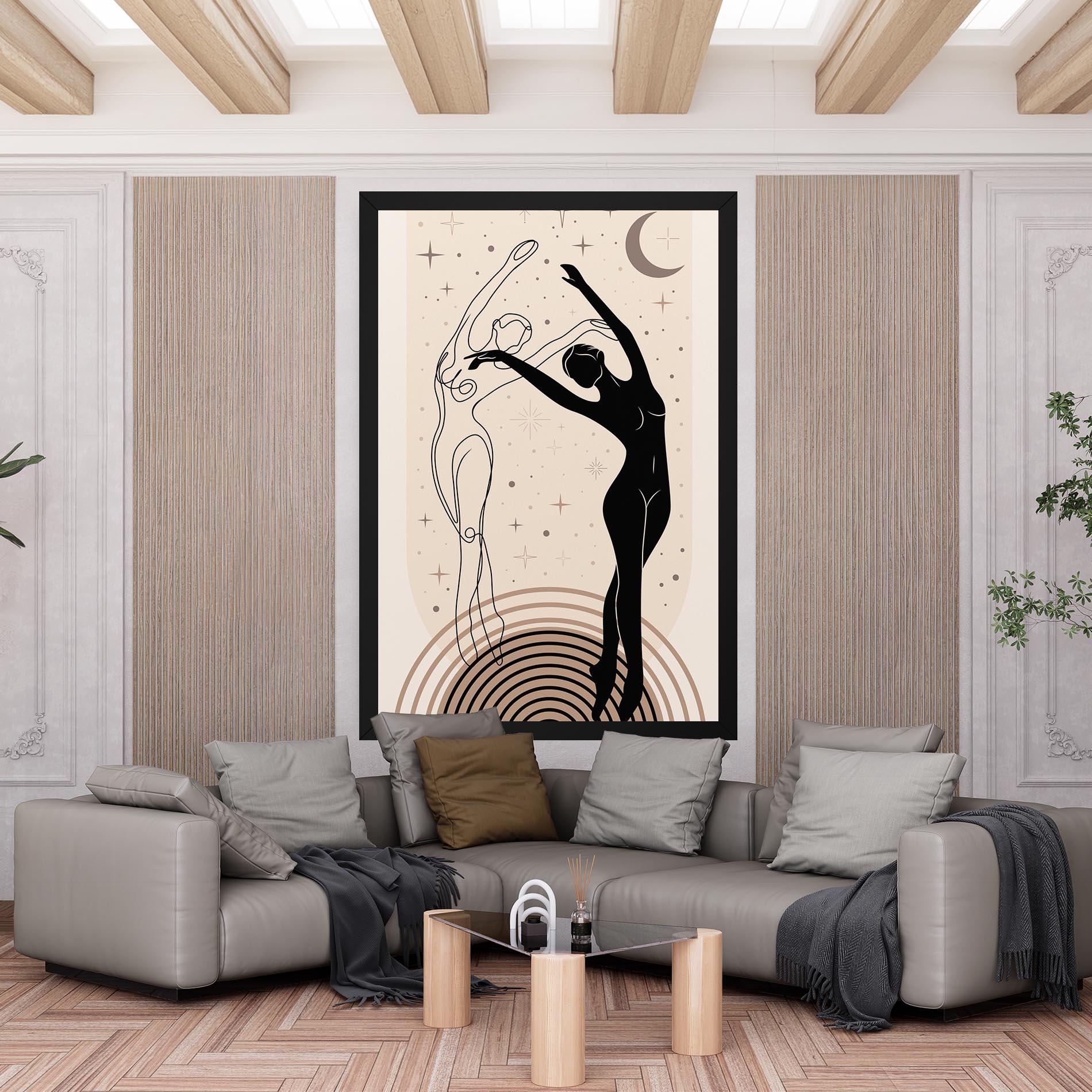 Vászonkép Balance Yoga mockup 6