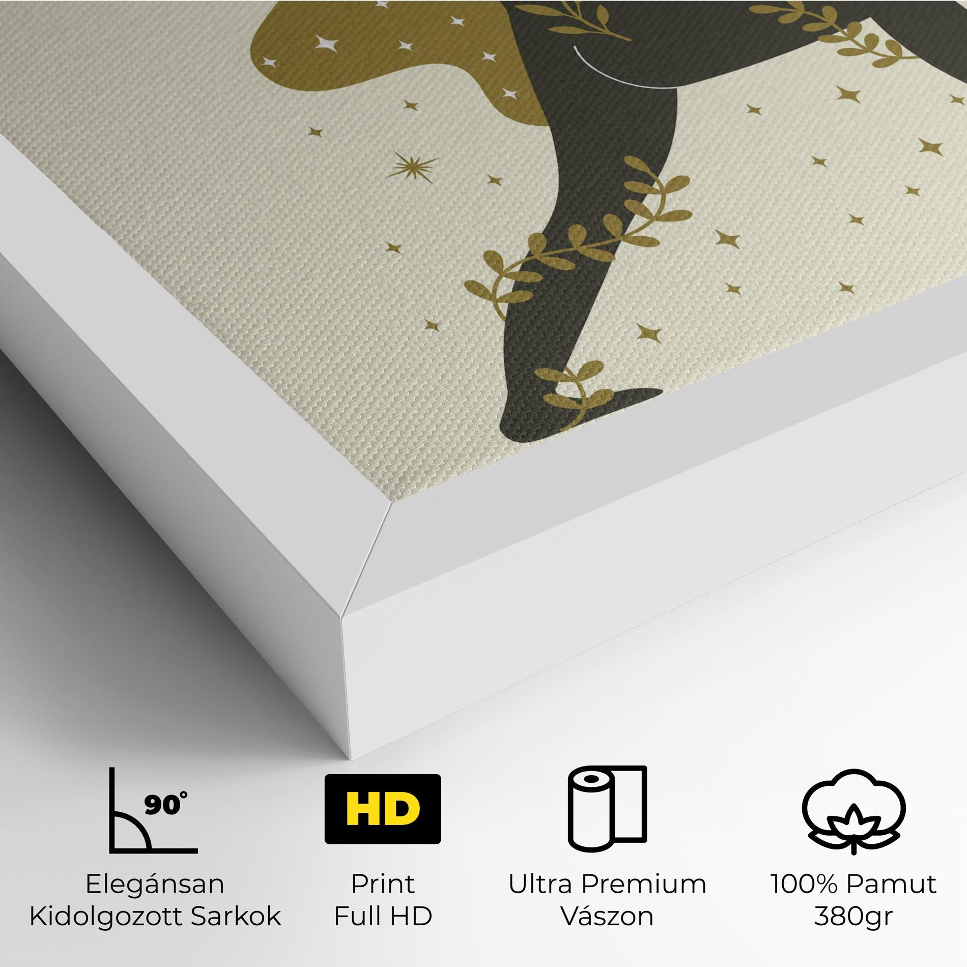 Vászonkép Chandrasana mockup 4