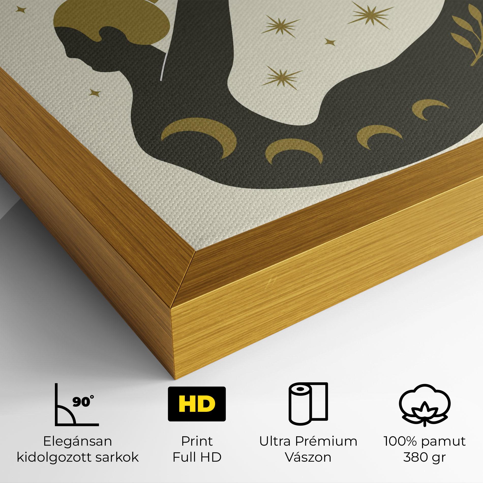 Vászonkép Dhanurasana mockup 4