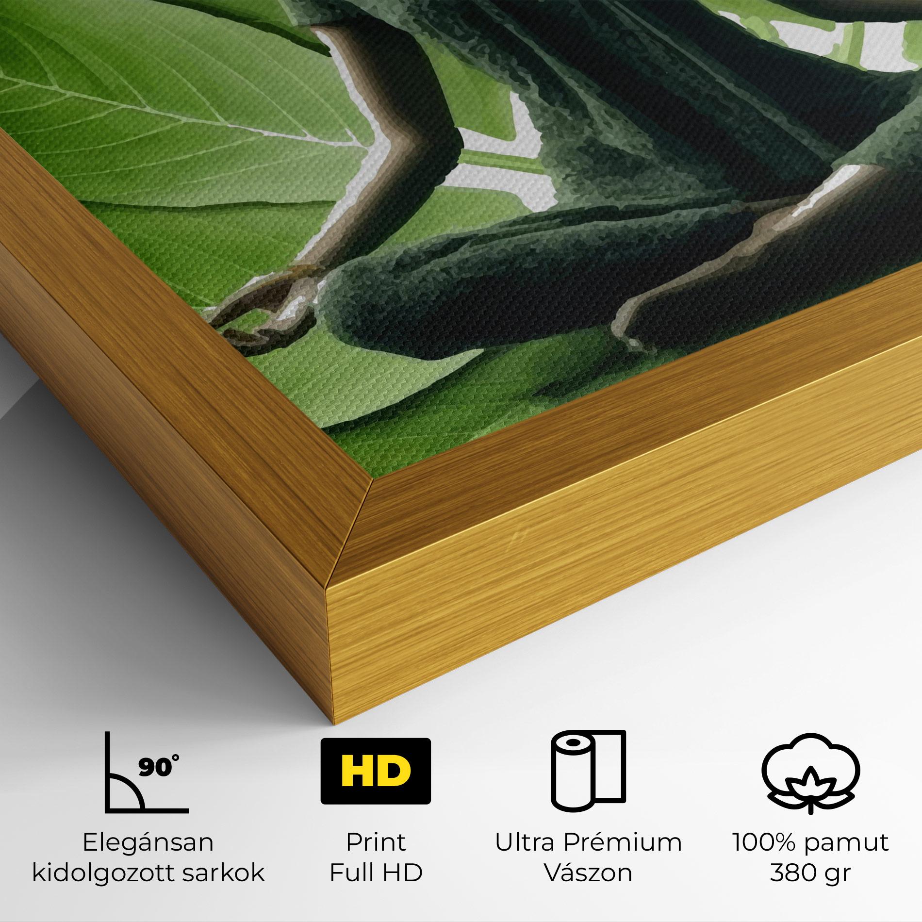 Vászonkép Leaf Yoga mockup 4