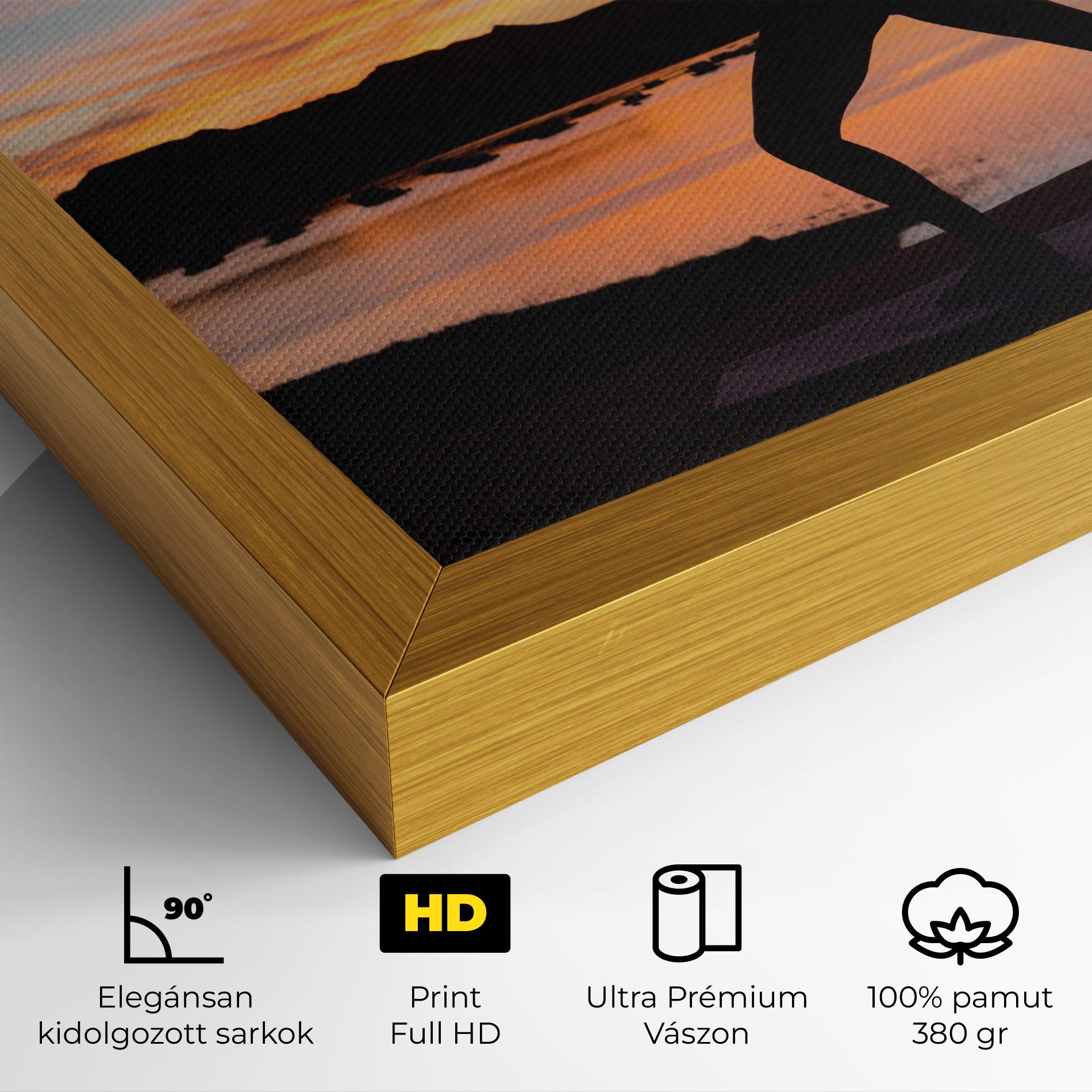 Vászonkép Morning Yoga mockup 4