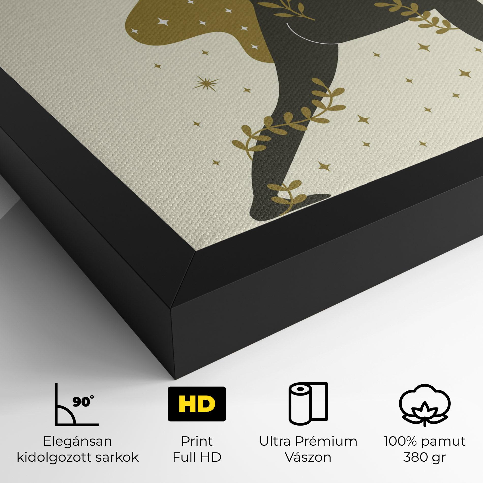 Vászonkép Chandrasana mockup 4