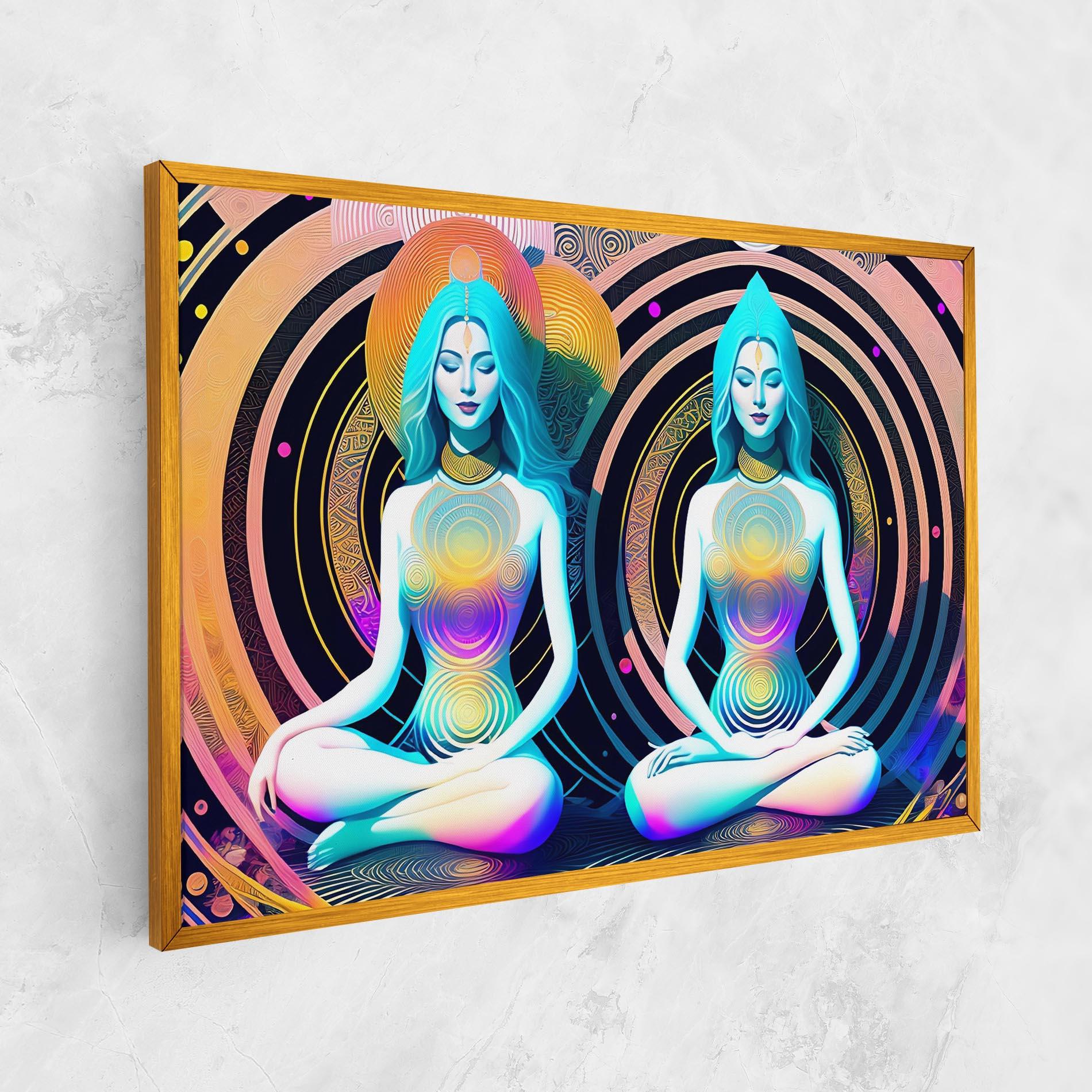 Vászonkép Clolorful Illustrations mockup 1