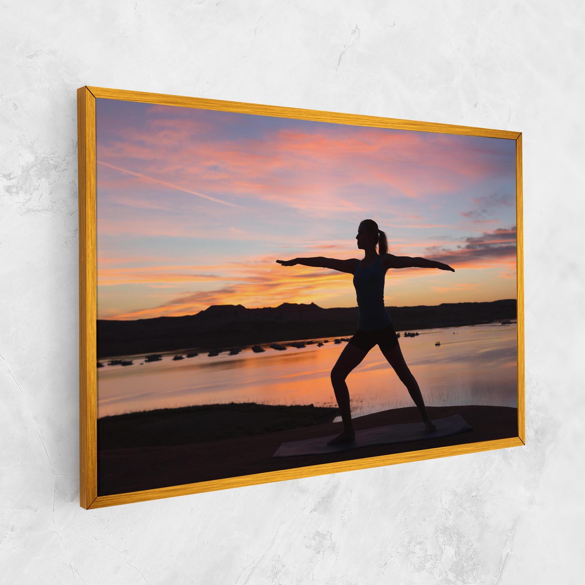 Vászonkép Morning Yoga mockup 1