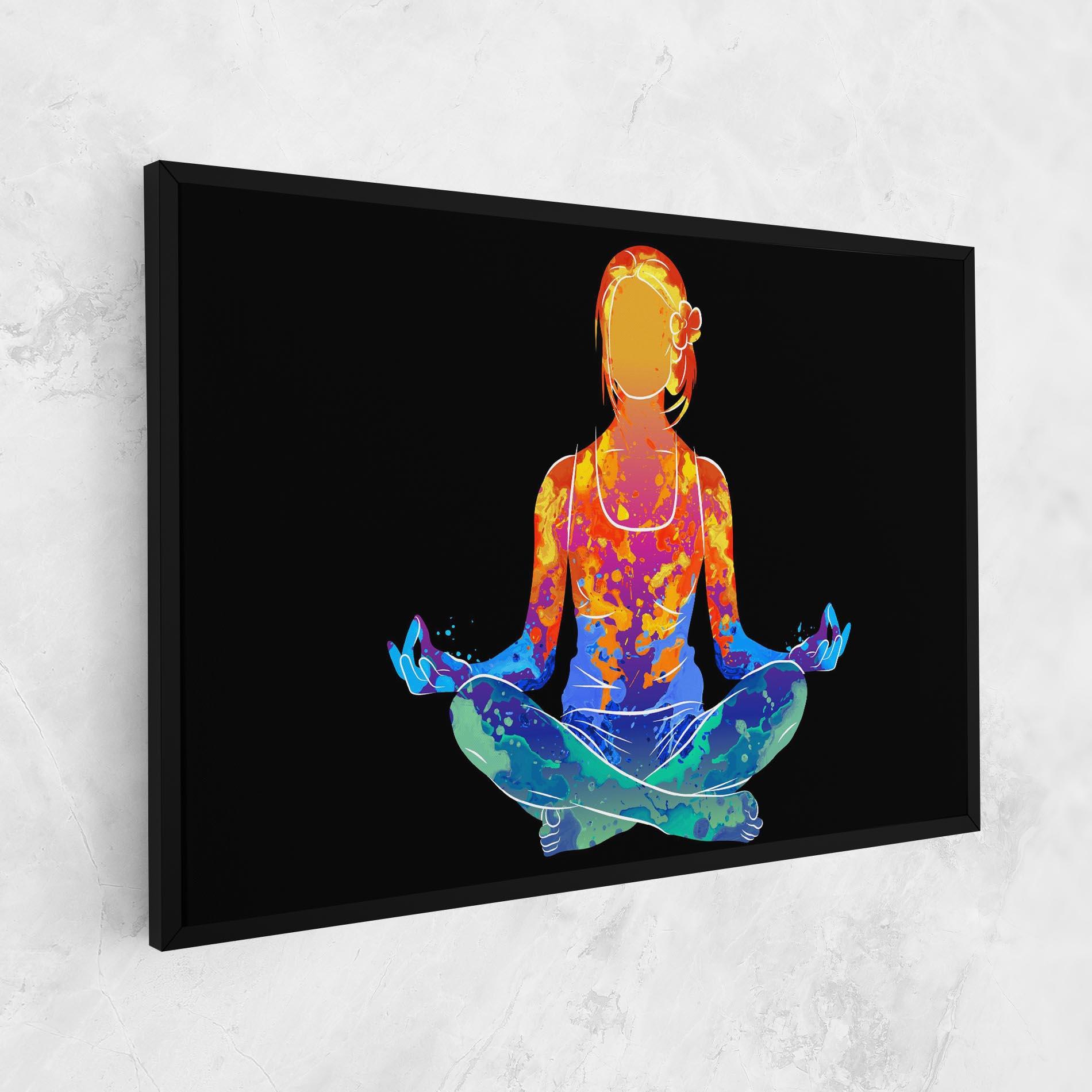 Vászonkép Colorful Meditation mockup 1