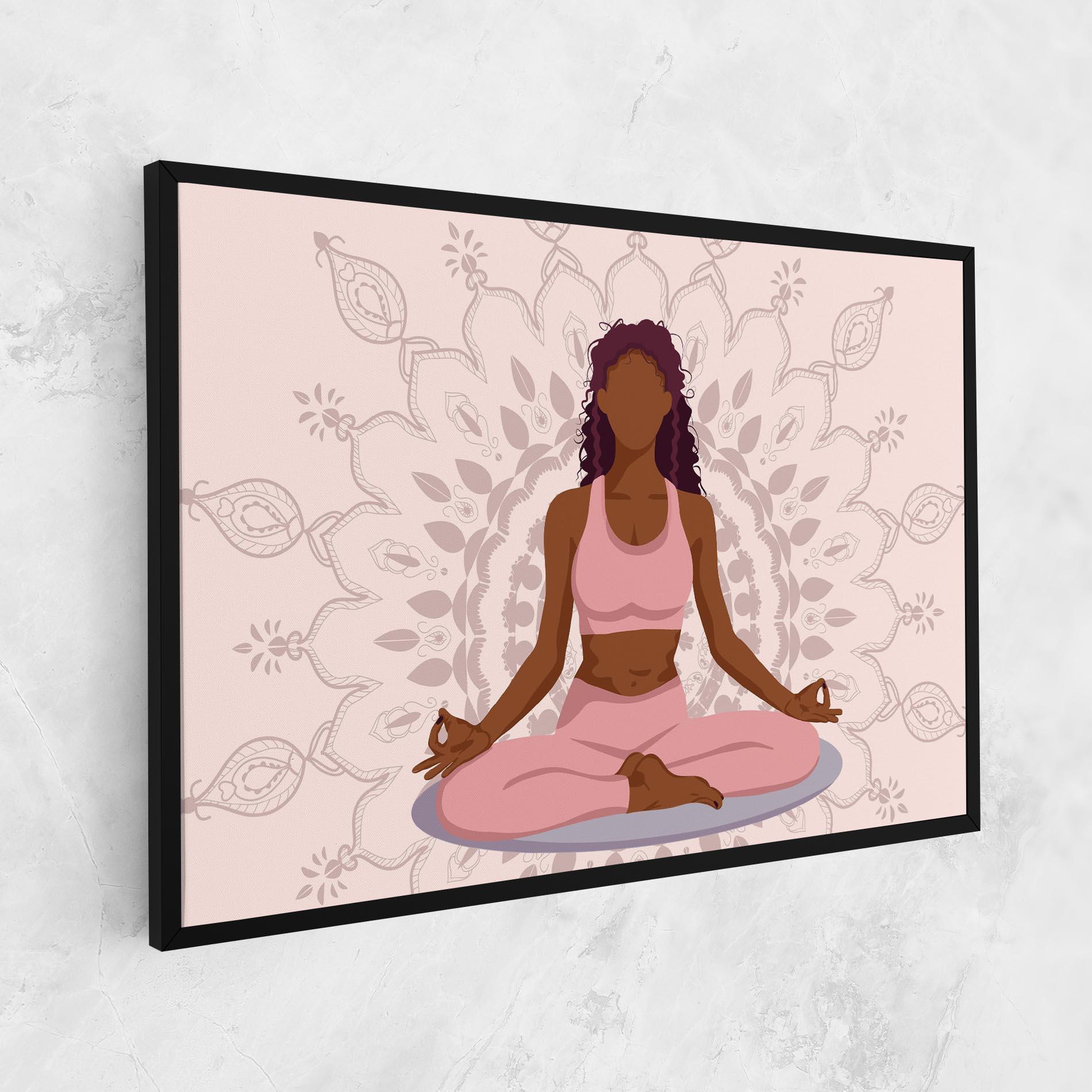 Vászonkép Lotus Position mockup 1