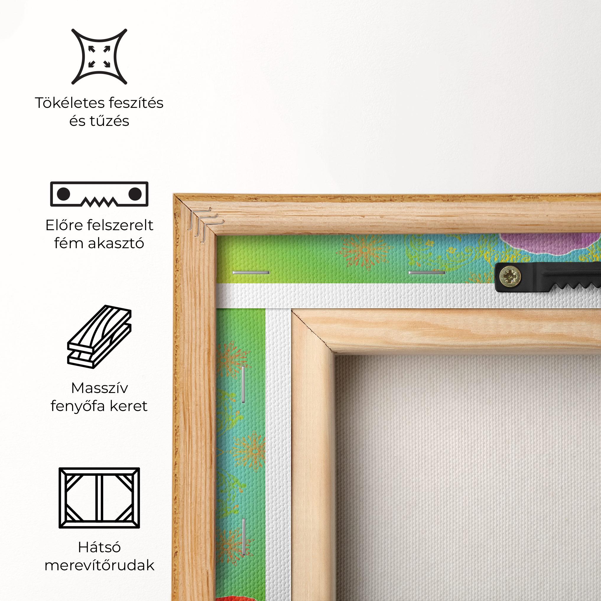 Vászonkép Rainbow Yoga mockup 5