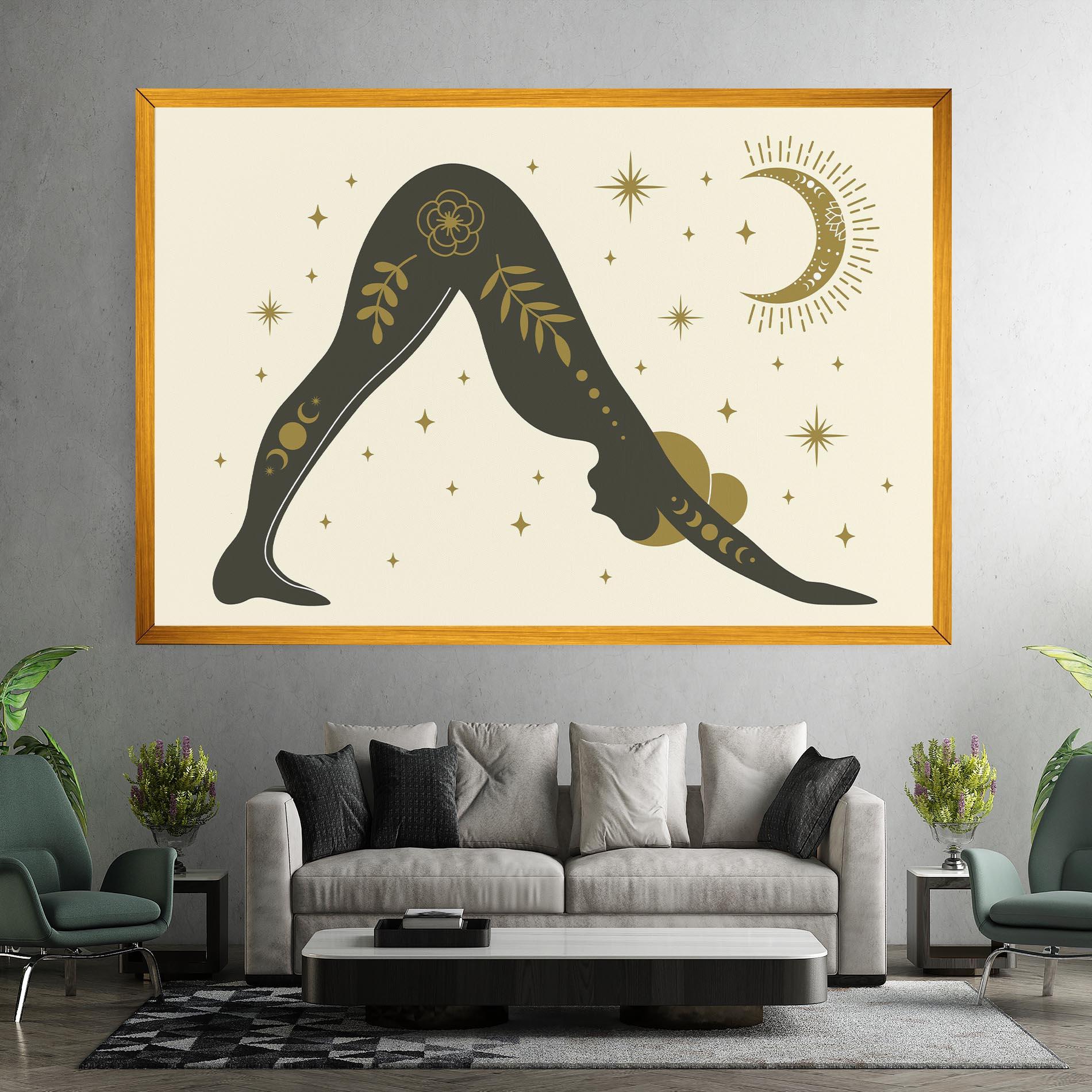 Vászonkép Adho Mukha mockup 7