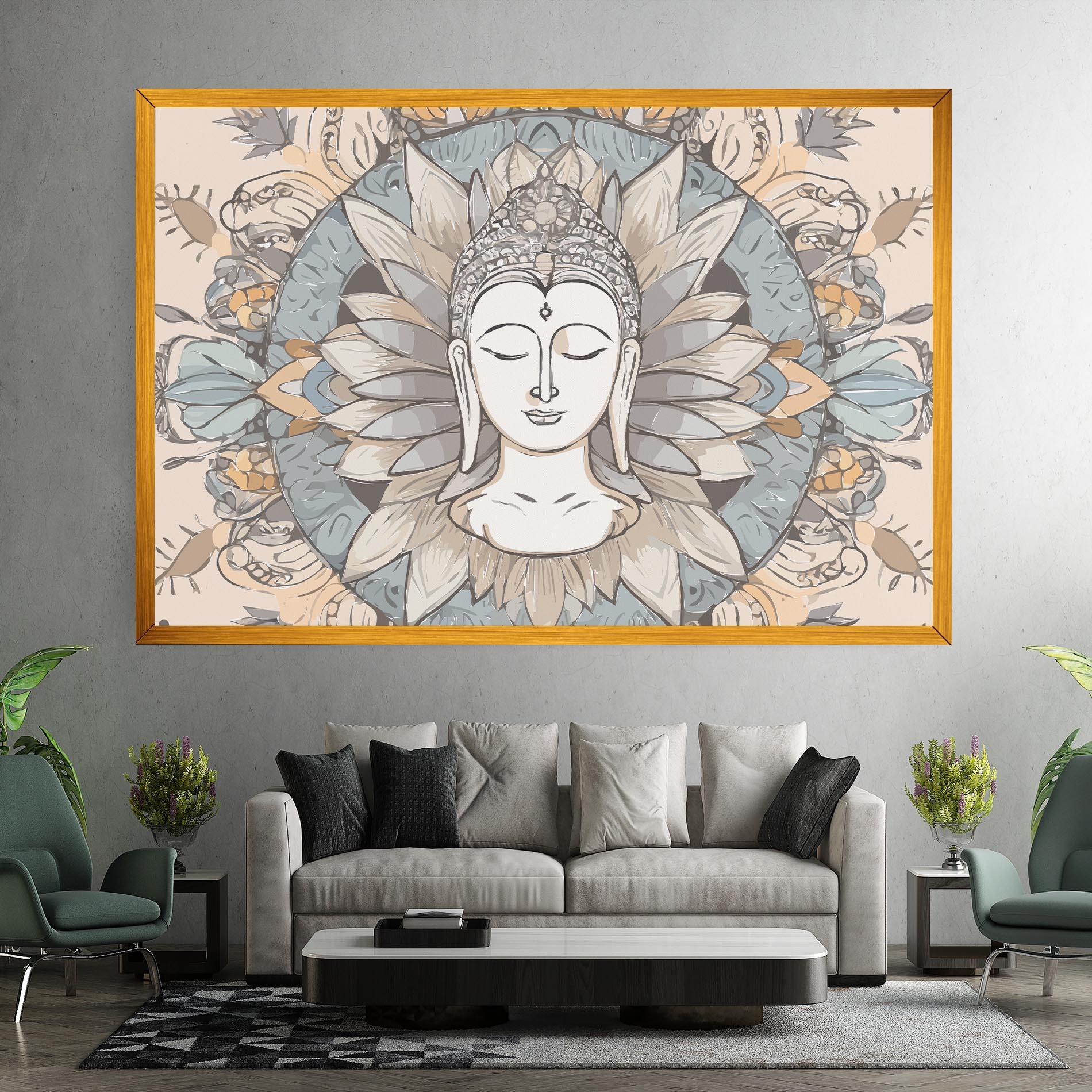 Vászonkép Boho Element mockup 7