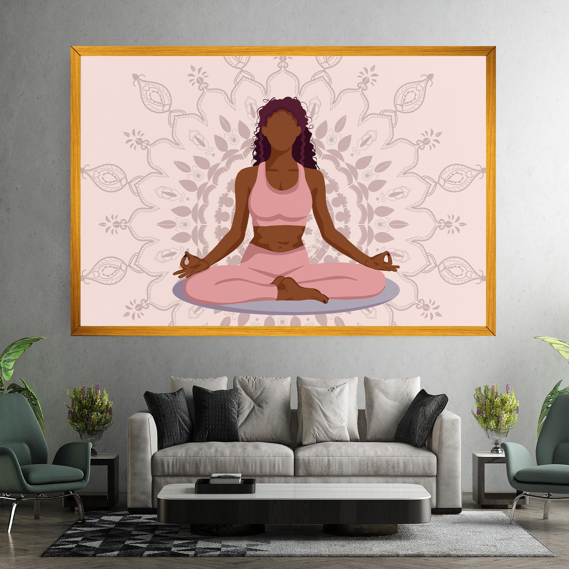 Vászonkép Lotus Position mockup 7