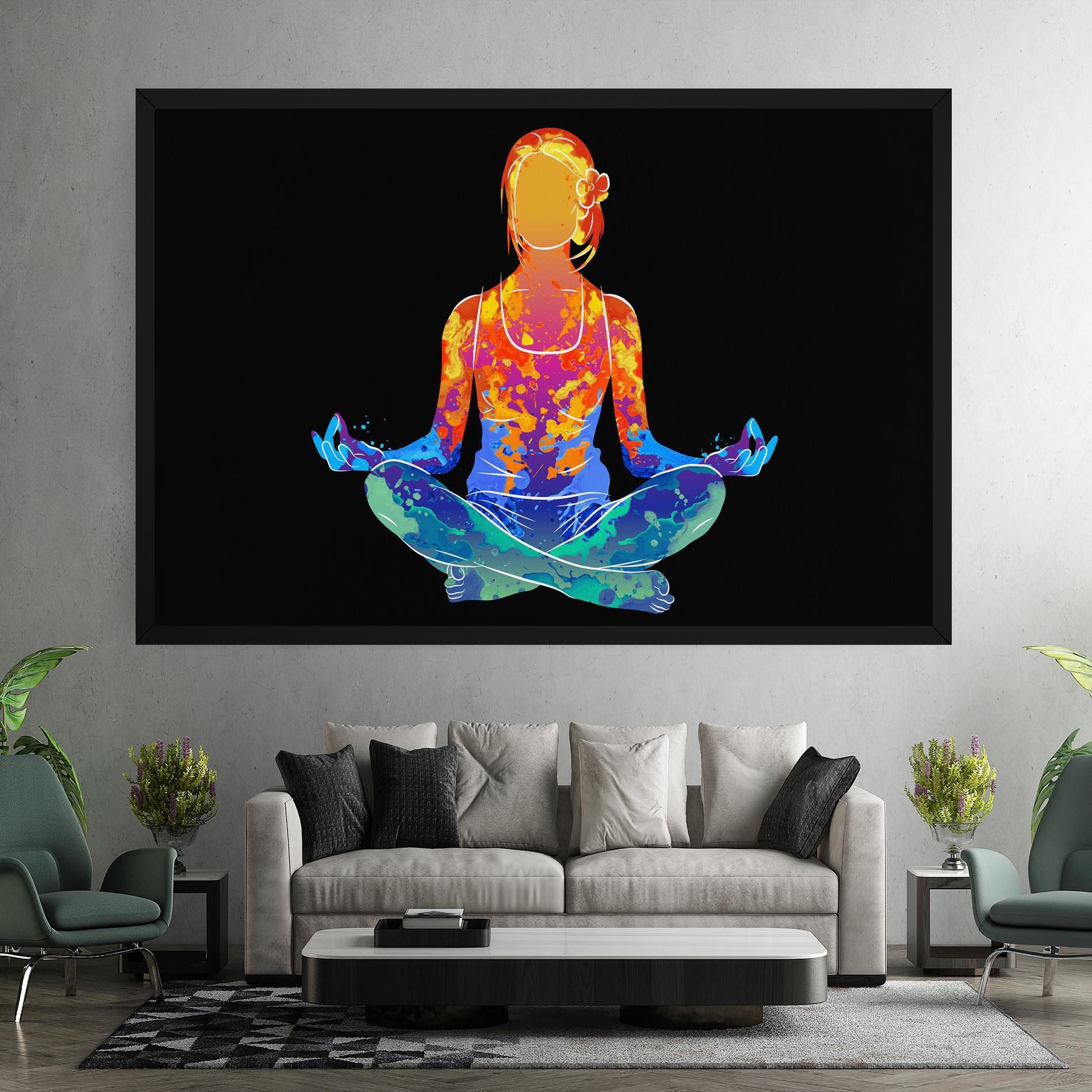 Vászonkép Colorful Meditation mockup 7