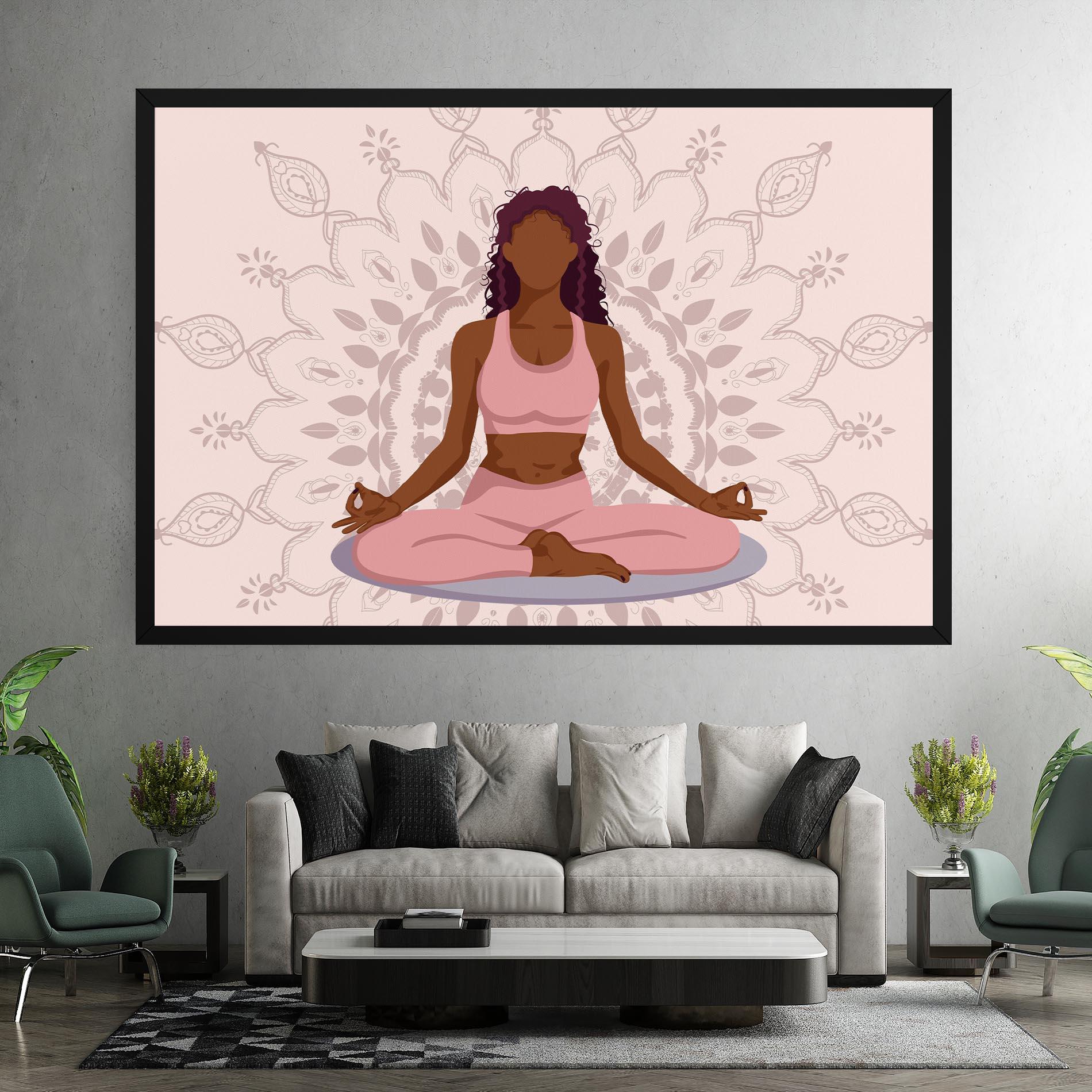 Vászonkép Lotus Position mockup 7