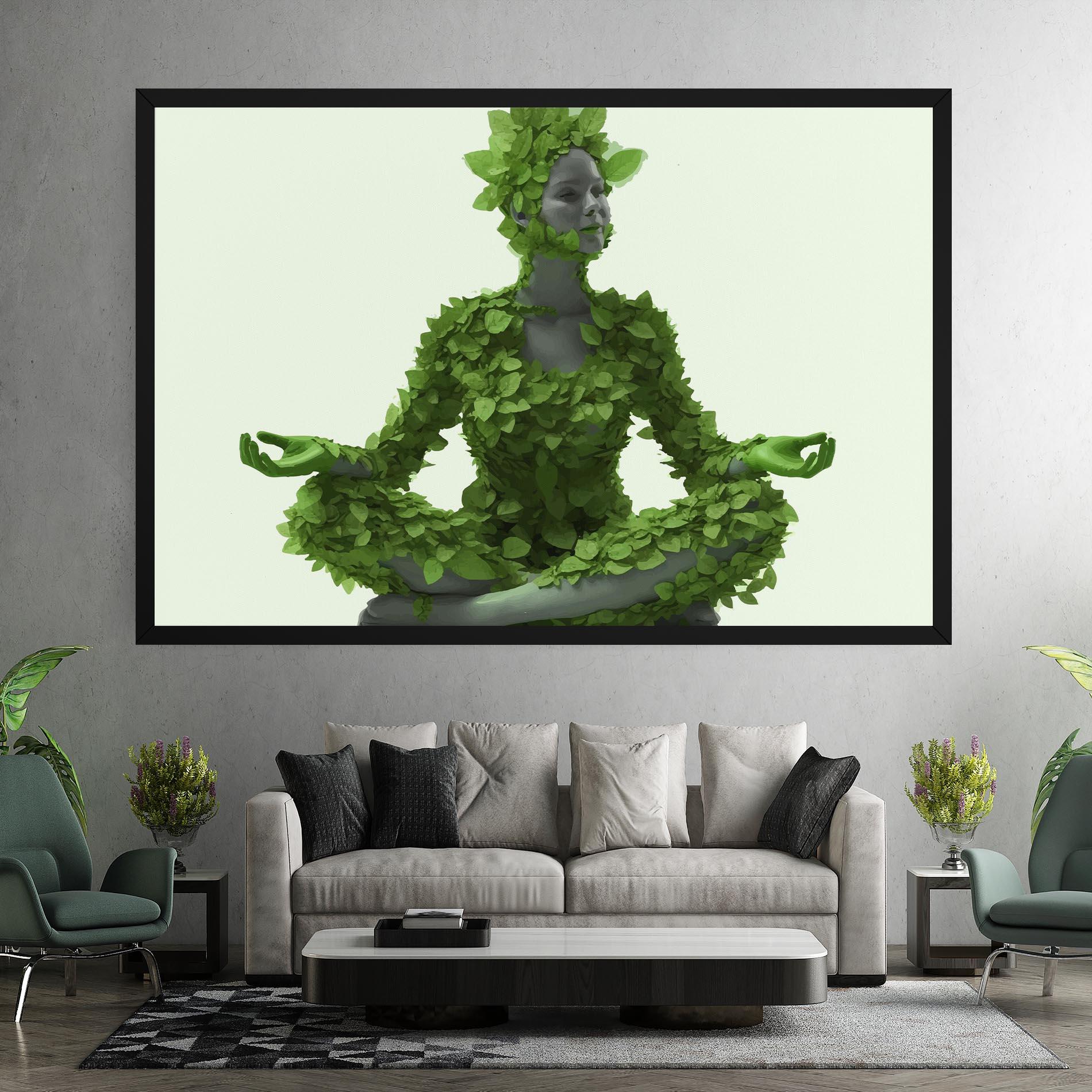 Vászonkép Nature Yoga mockup 7