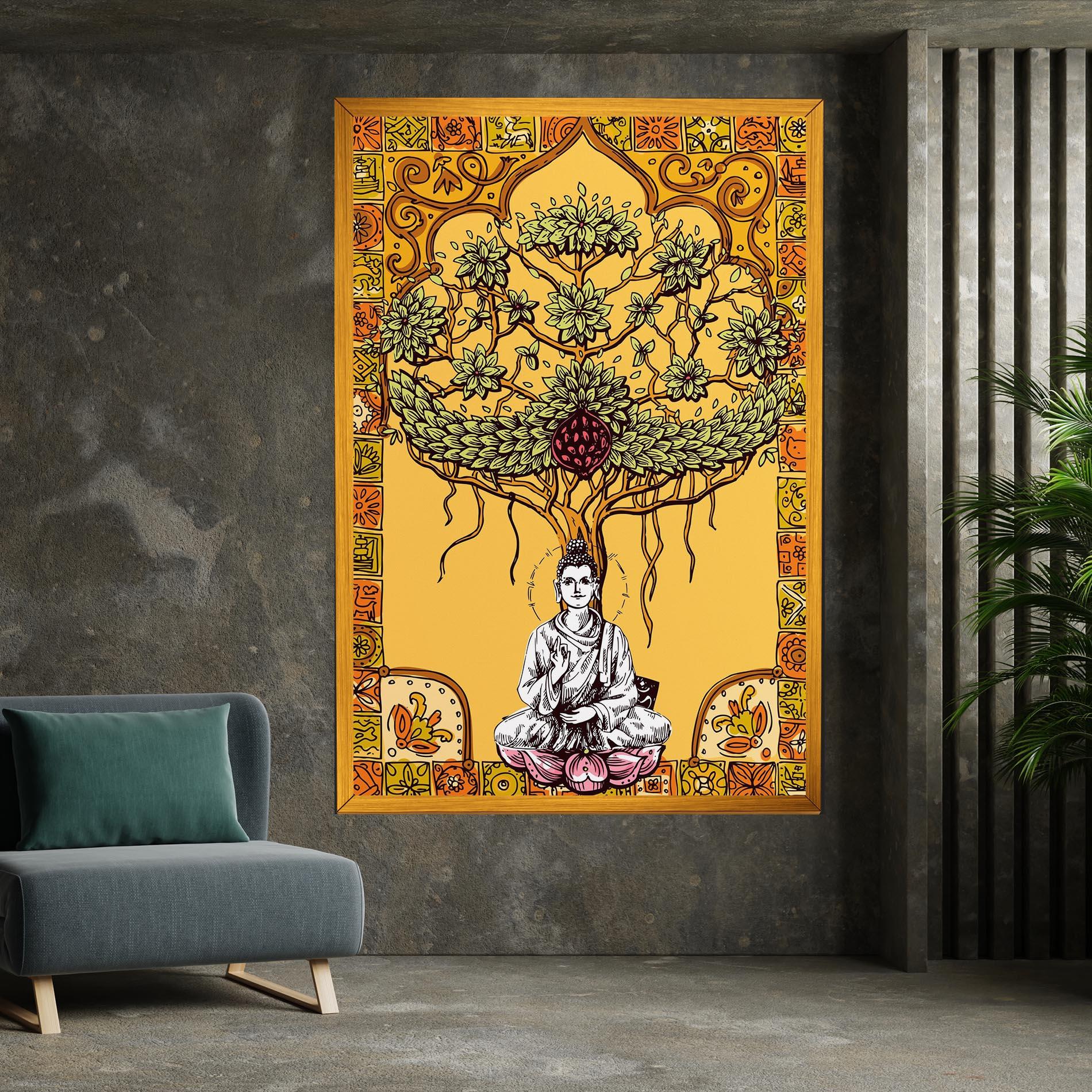 Vászonkép Meditation Three mockup 7