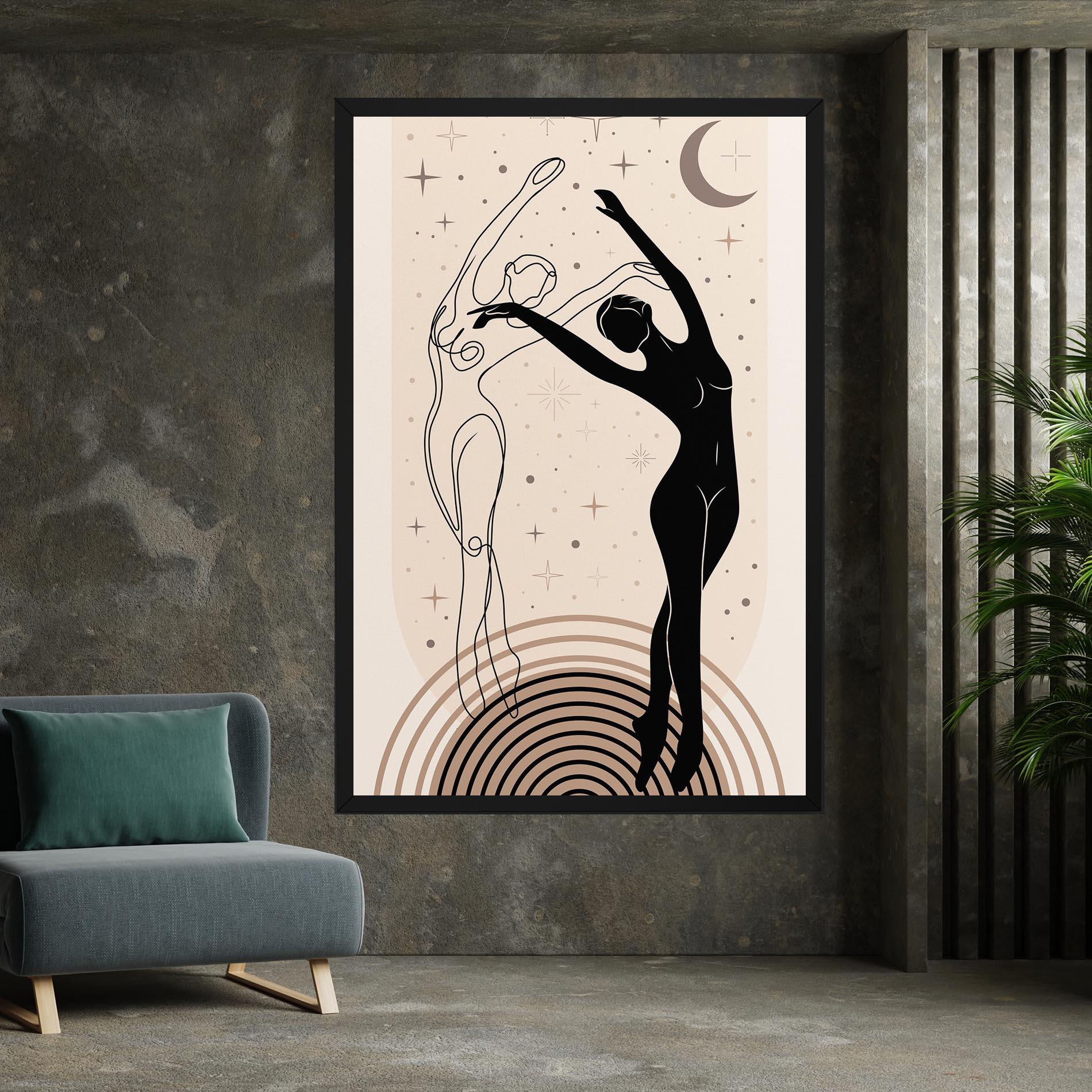 Vászonkép Balance Yoga mockup 7